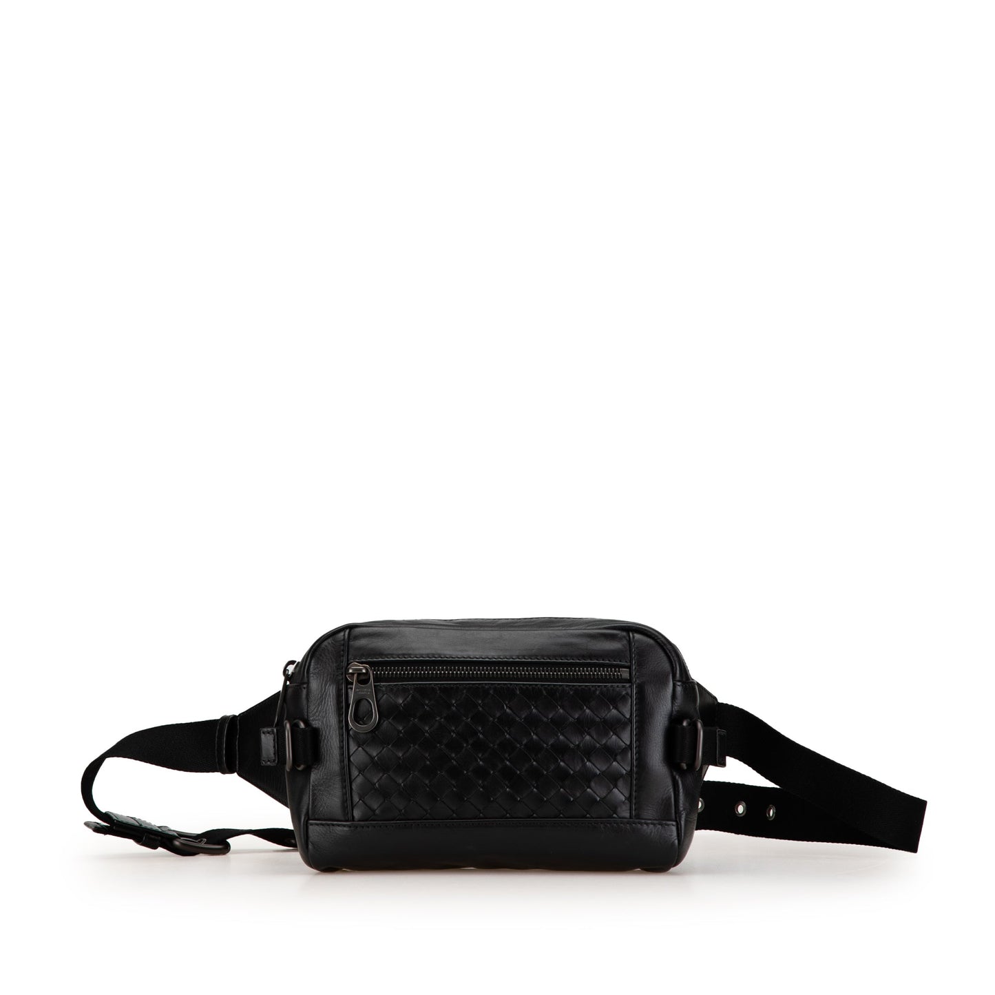 Bottega Veneta Nappa Intrecciato Belt Bag Black