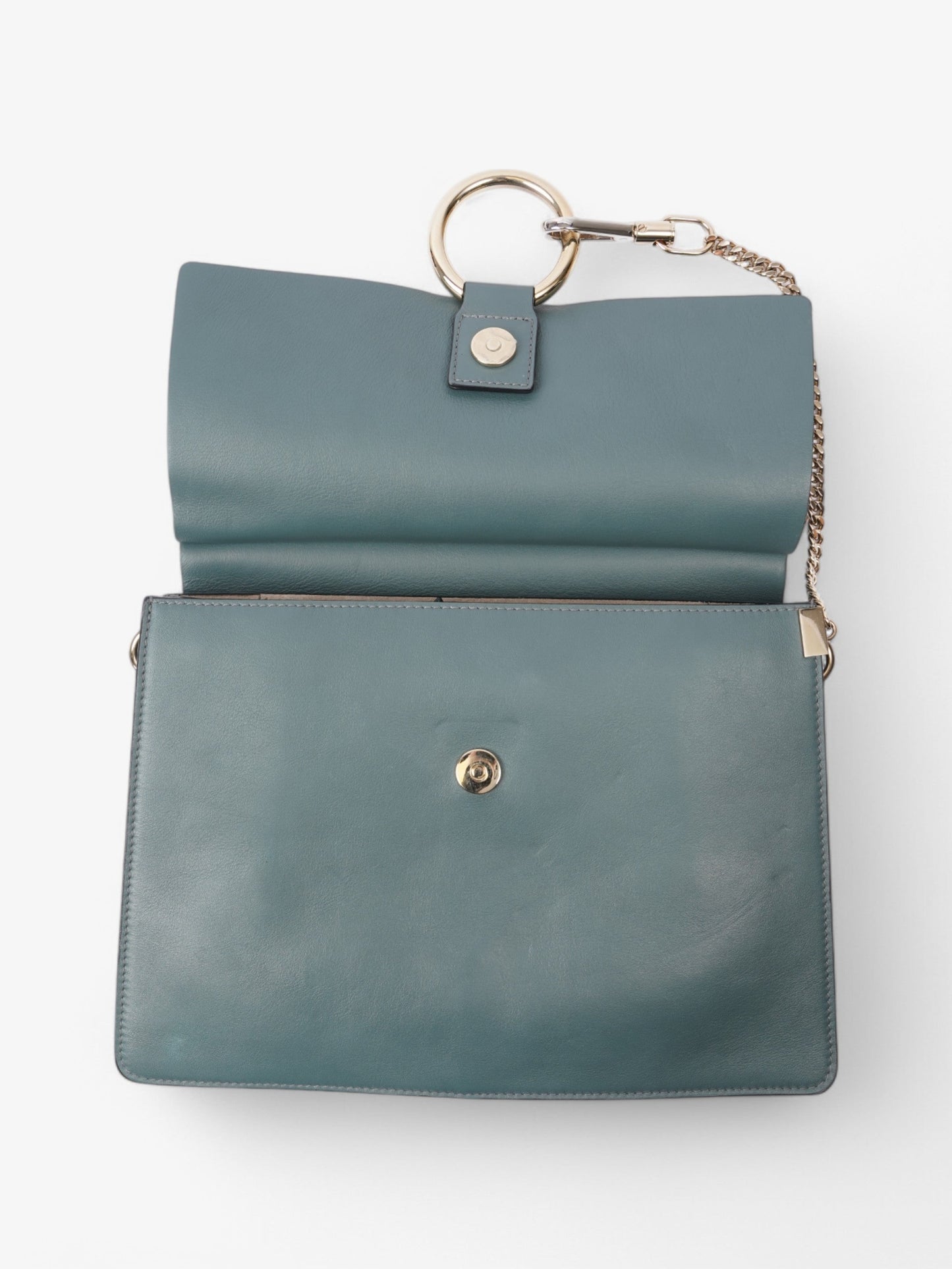 Chloe Faye Cloudy Blue Calfskin Leather Medium