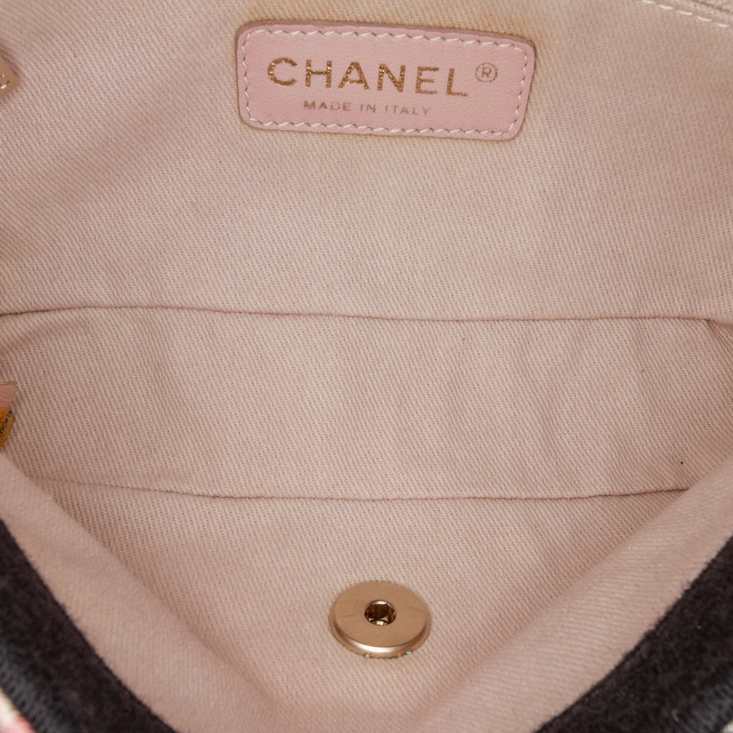 Chanel Mini Rectangular Printed Nylon and Jersey Patchwork Single Flap Multi