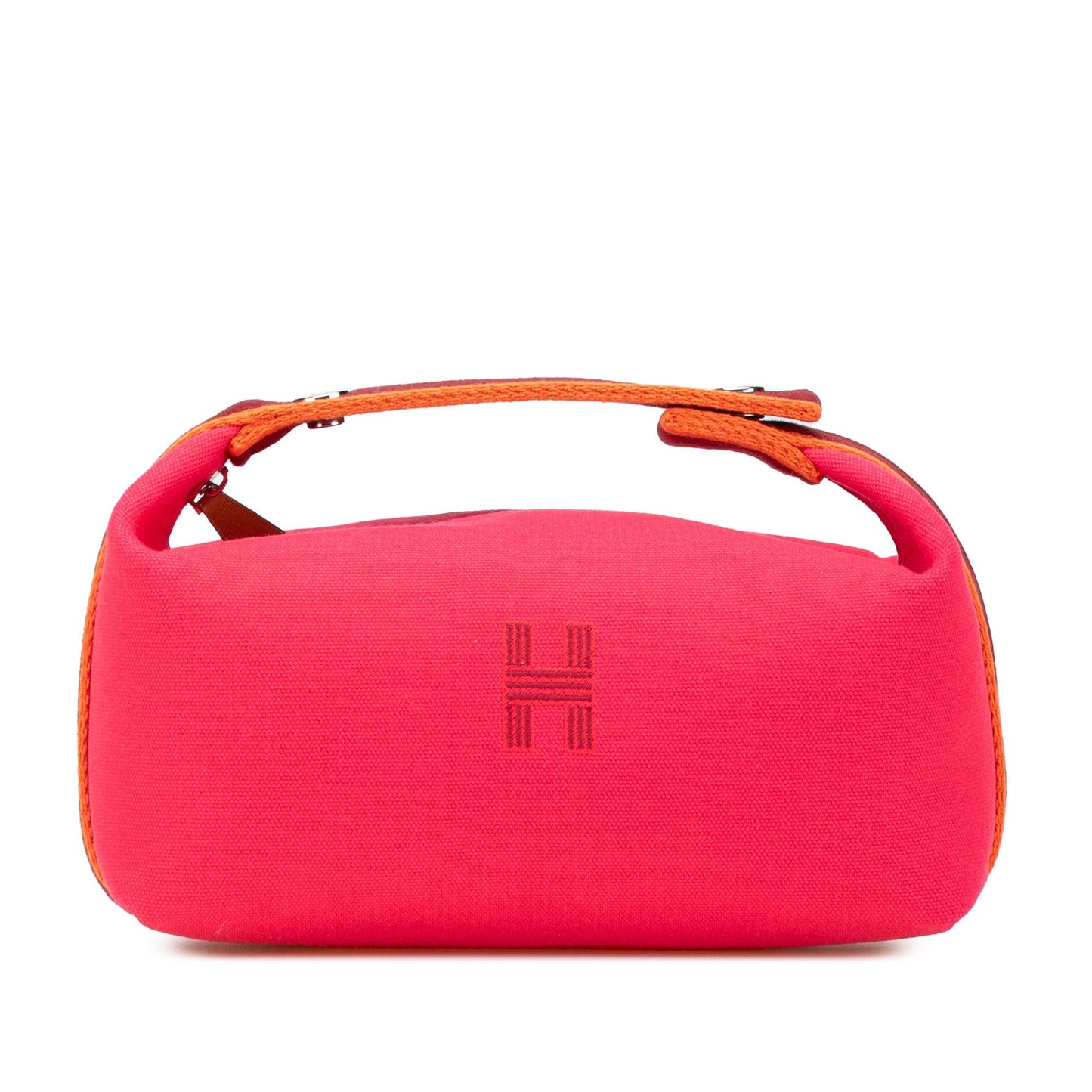Hermès Small Toile Bride A Brac Pink