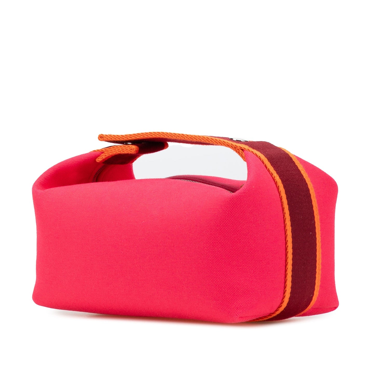 Hermès Small Toile Bride A Brac Pink