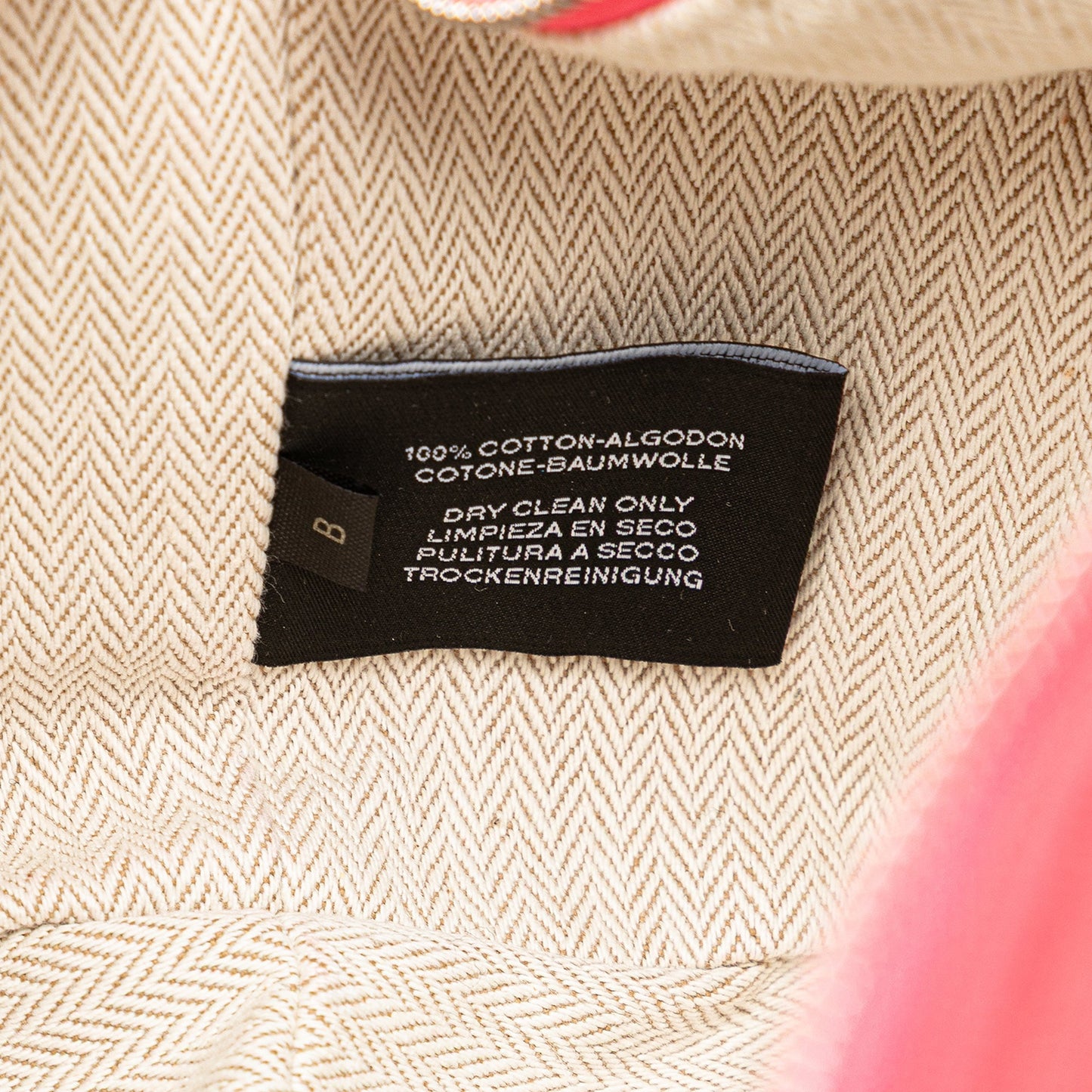 Hermès Small Toile Bride A Brac Pink