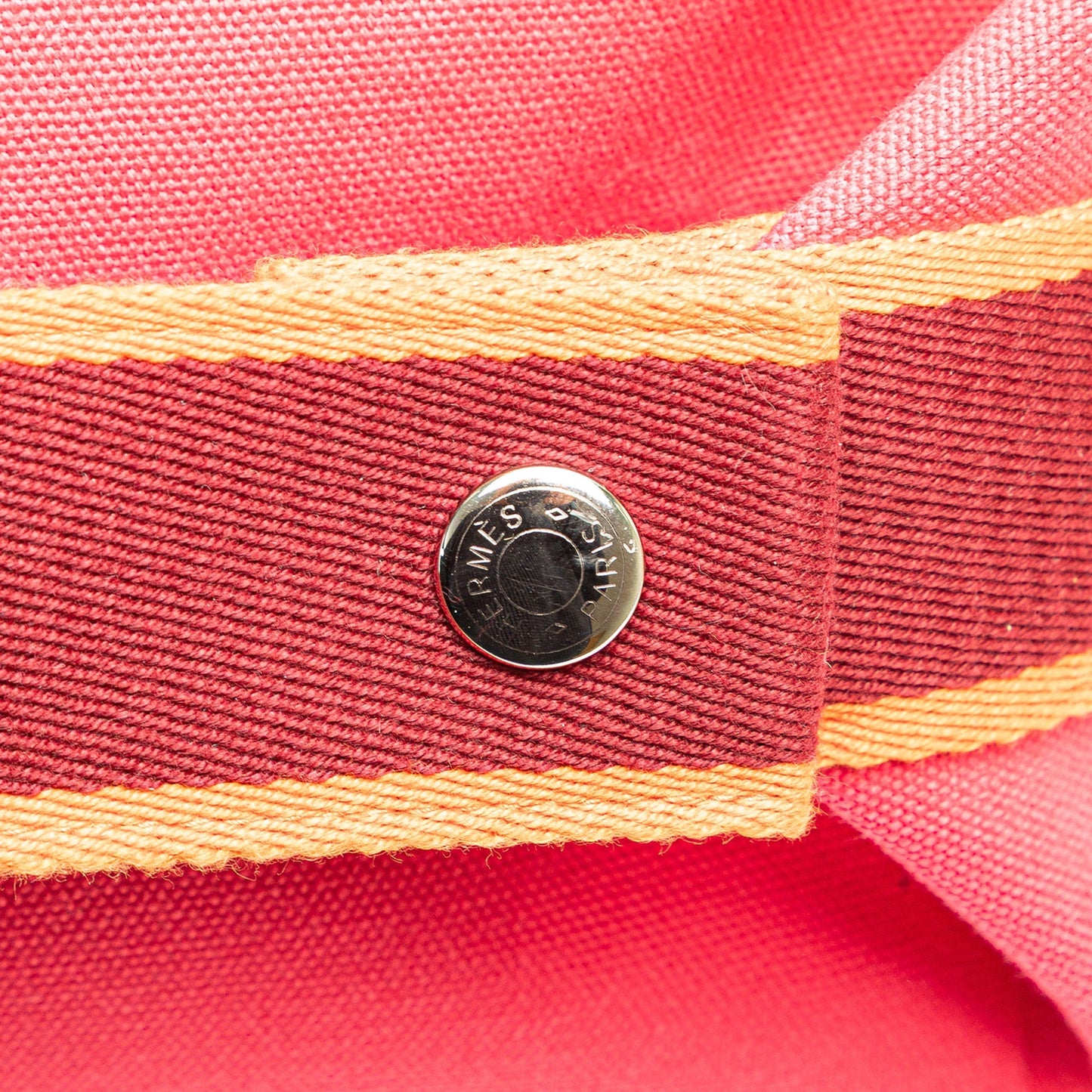 Hermès Small Toile Bride A Brac Pink