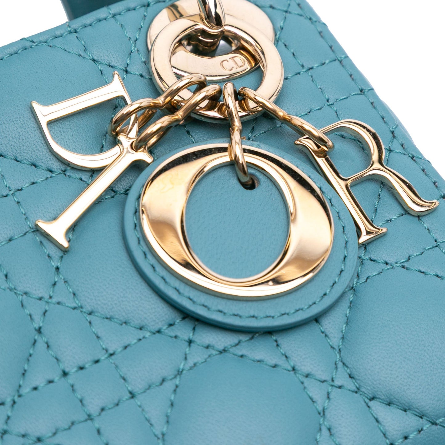 Dior Micro Lambskin Cannage Lady Dior Blue