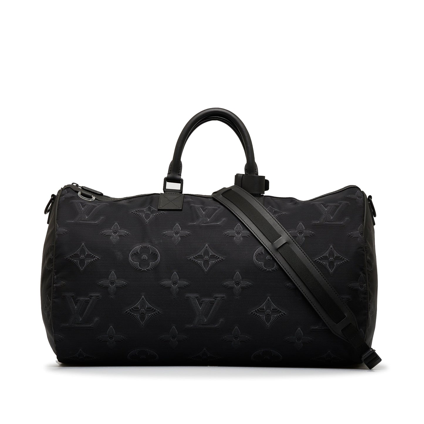 Louis Vuitton Monogram 3D 2054 Reversible Keepall Bandouliere 50 Black