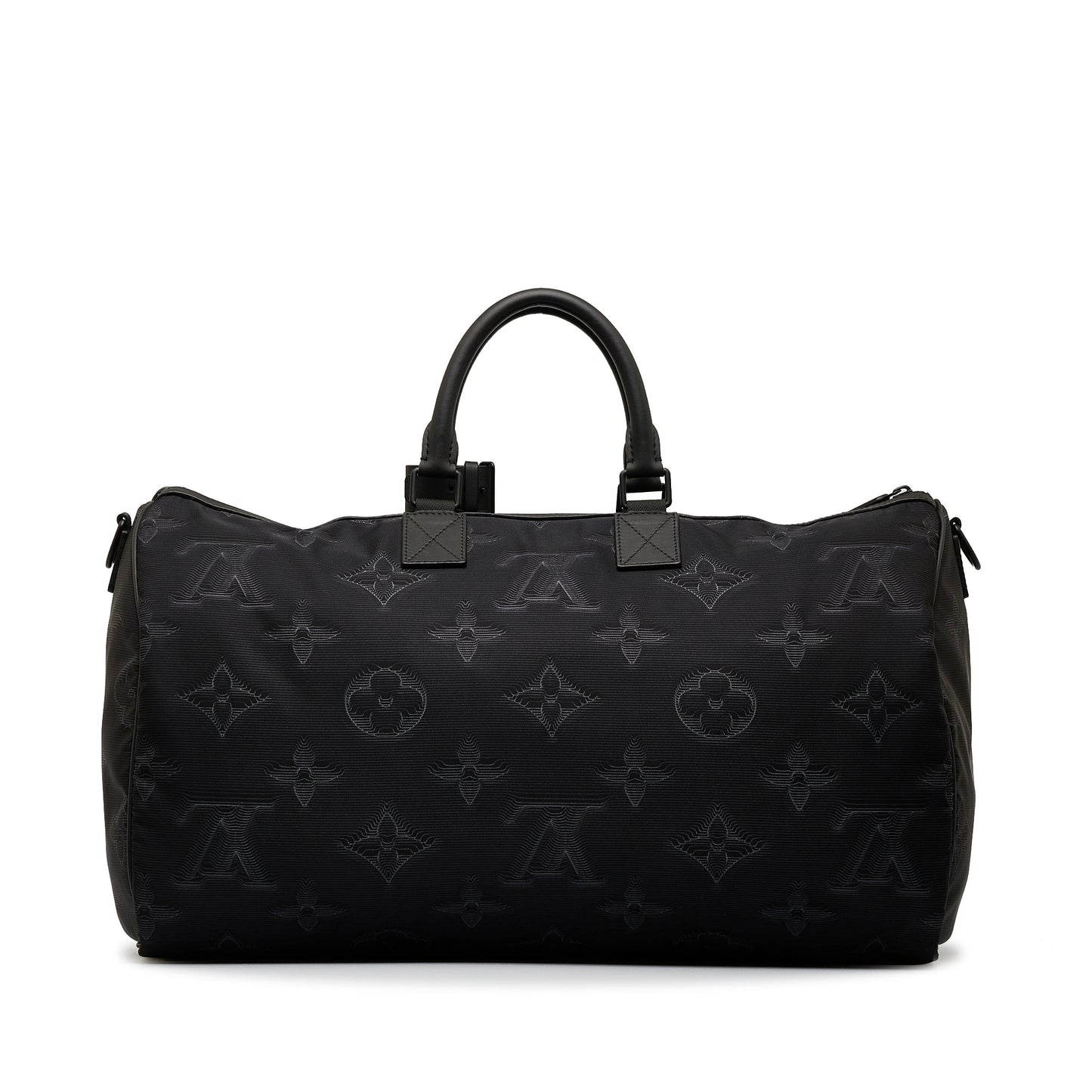 Louis Vuitton Monogram 3D 2054 Reversible Keepall Bandouliere 50 Black