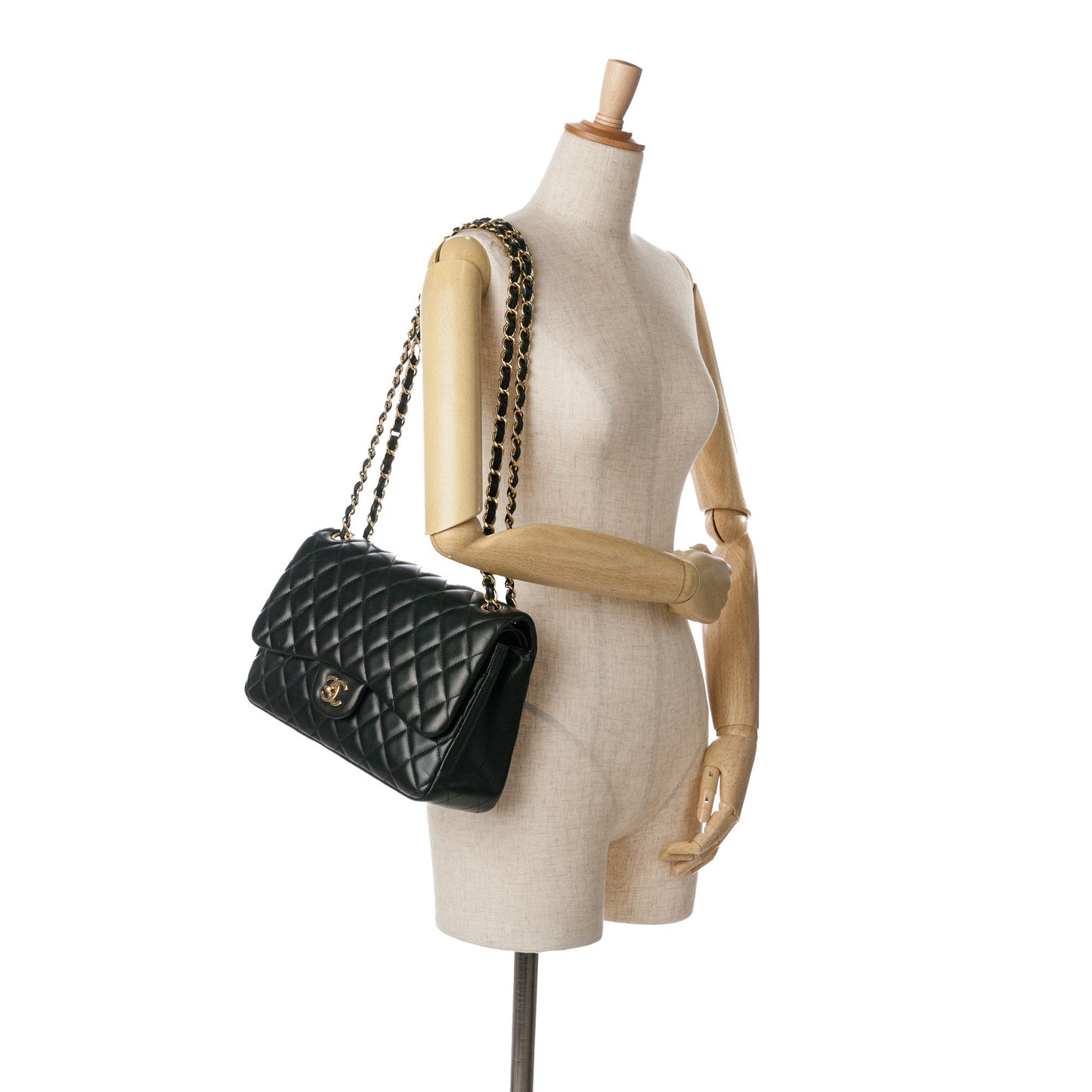 Chanel Jumbo Classic Lambskin Double Flap Black