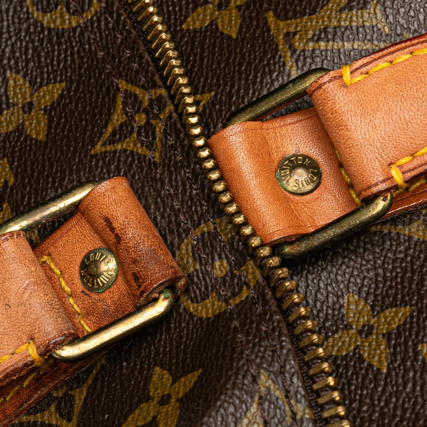Louis Vuitton Monogram Keepall 50 Brown