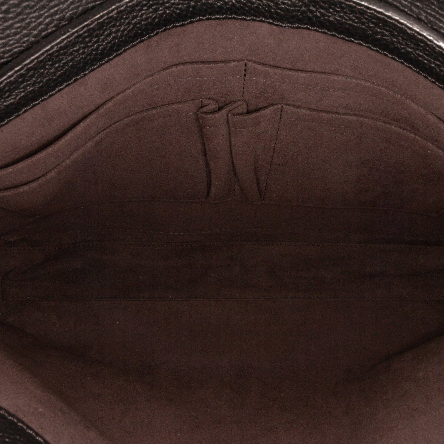 Louis Vuitton Taurillon Serviette Dorian Briefcase Black