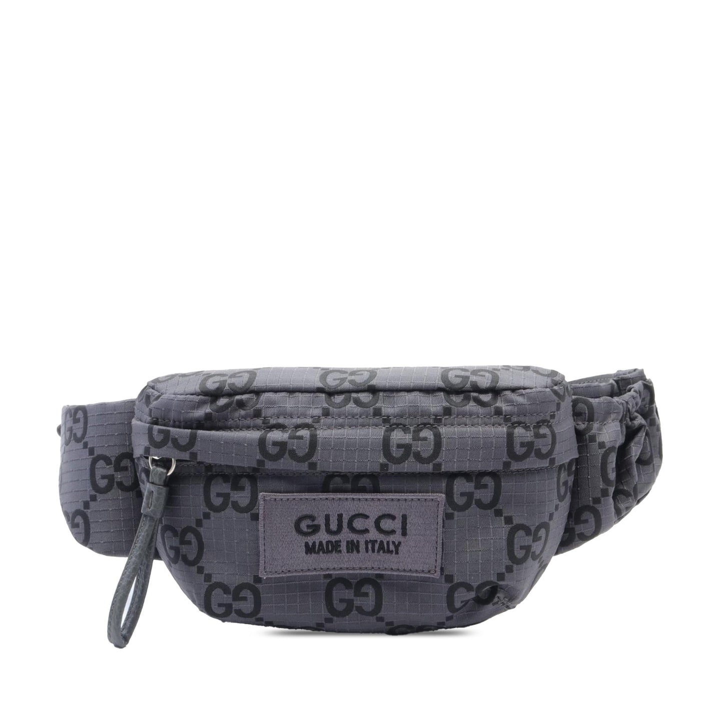 Gucci GG Nylon Ripstop Belt Bag Gray