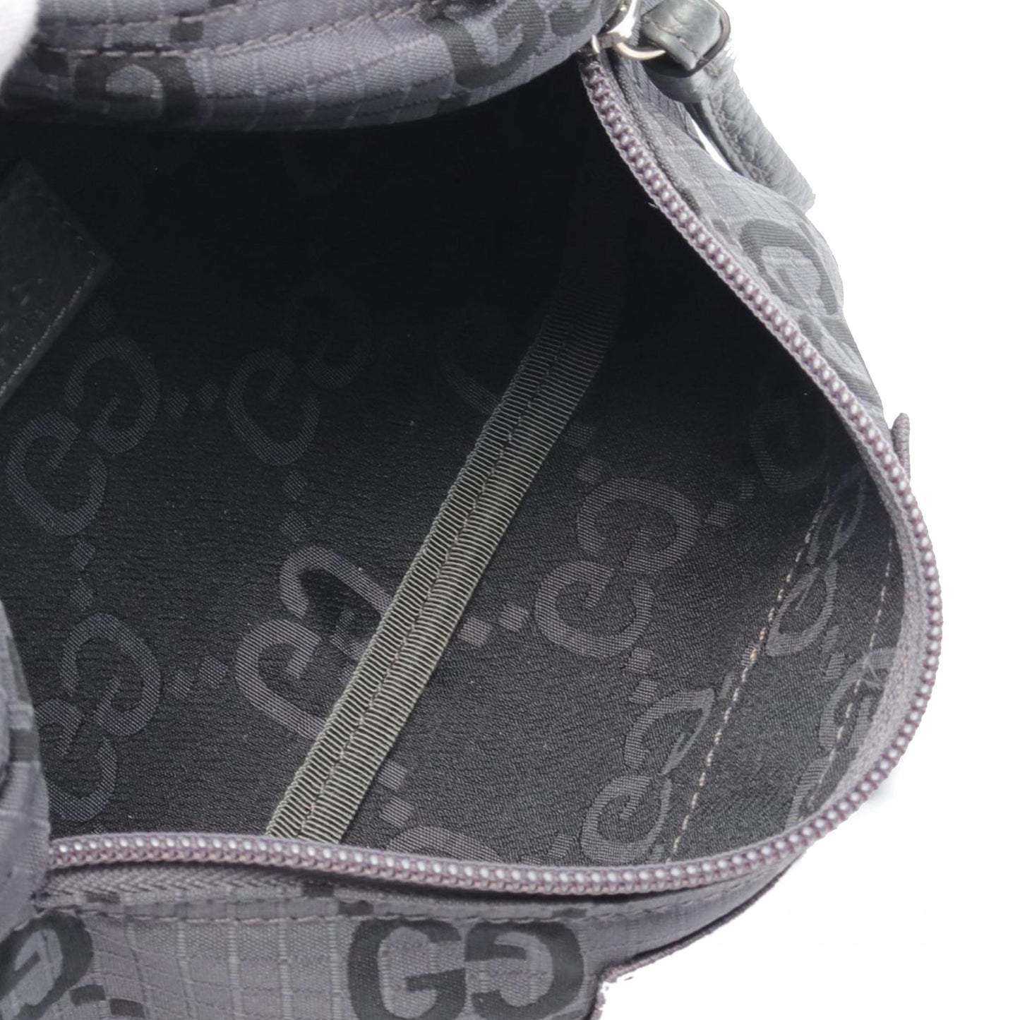 Gucci GG Nylon Ripstop Belt Bag Gray