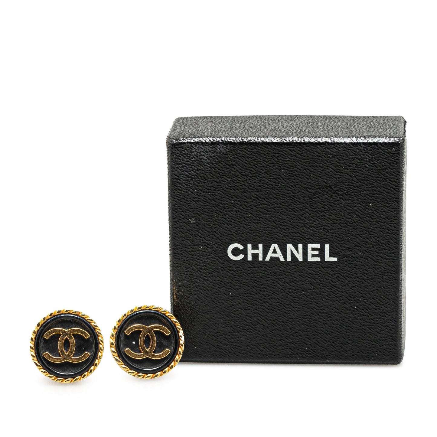 Chanel Gold Plated CC Clip On Earrings Gold