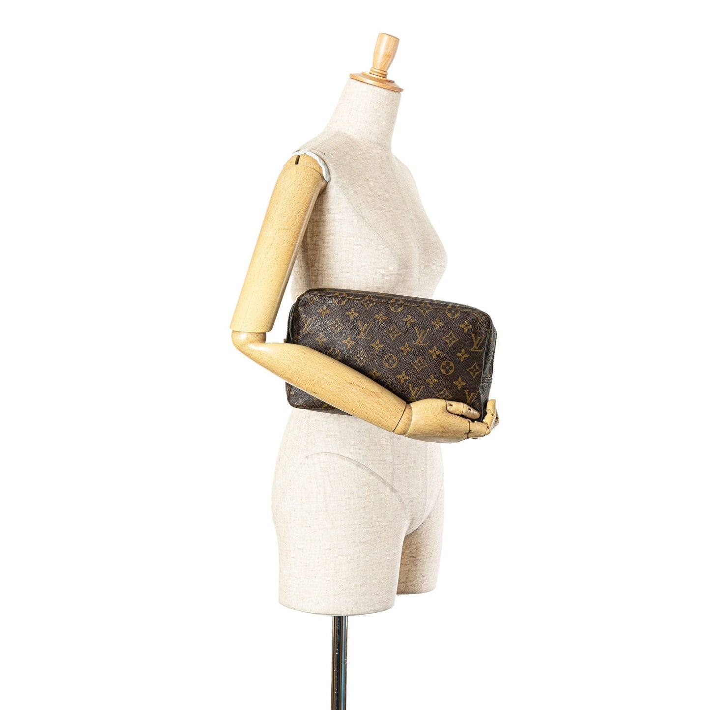 Louis Vuitton Monogram Trousse Toilette 28 Brown