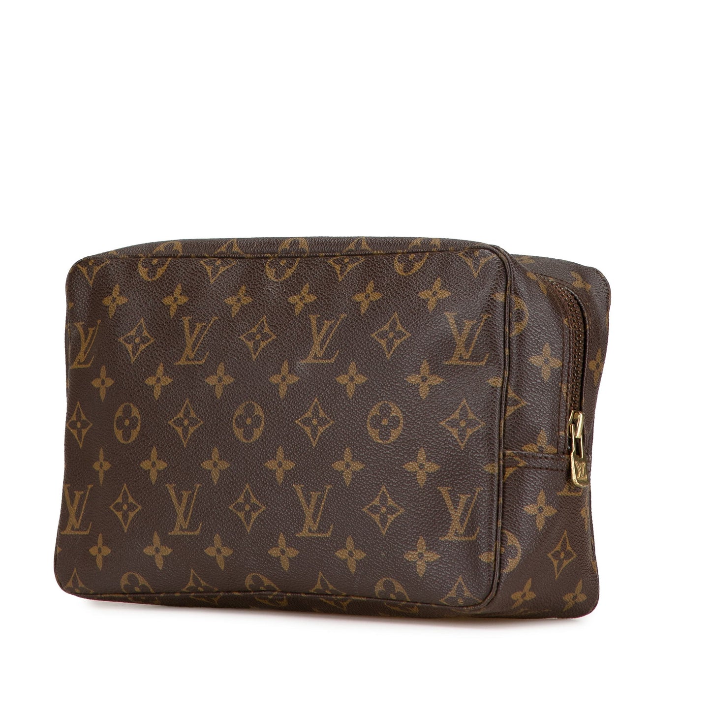 Louis Vuitton Monogram Trousse Toilette 28 Brown