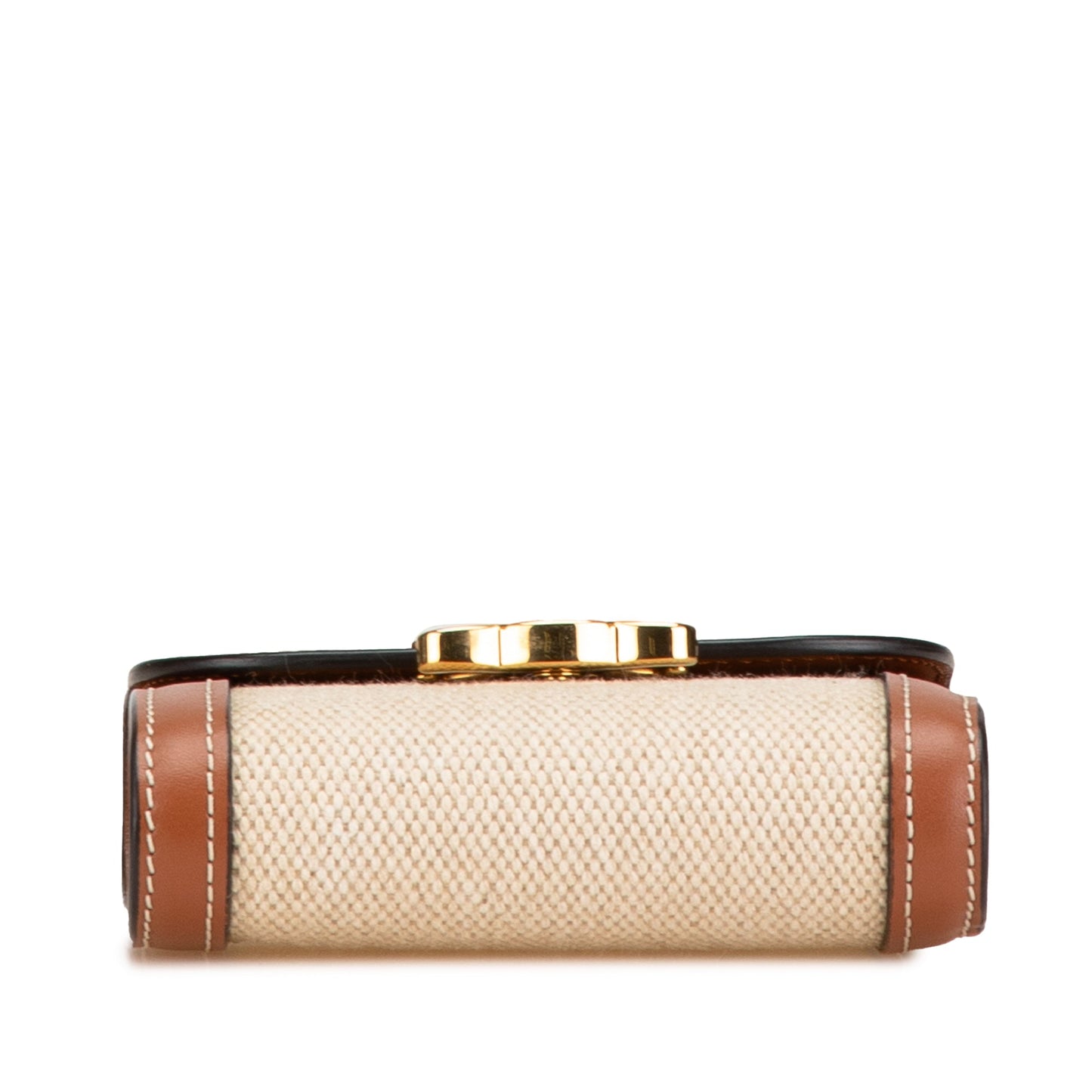 Celine Triomphe Canvas Tri-fold Wallet Brown