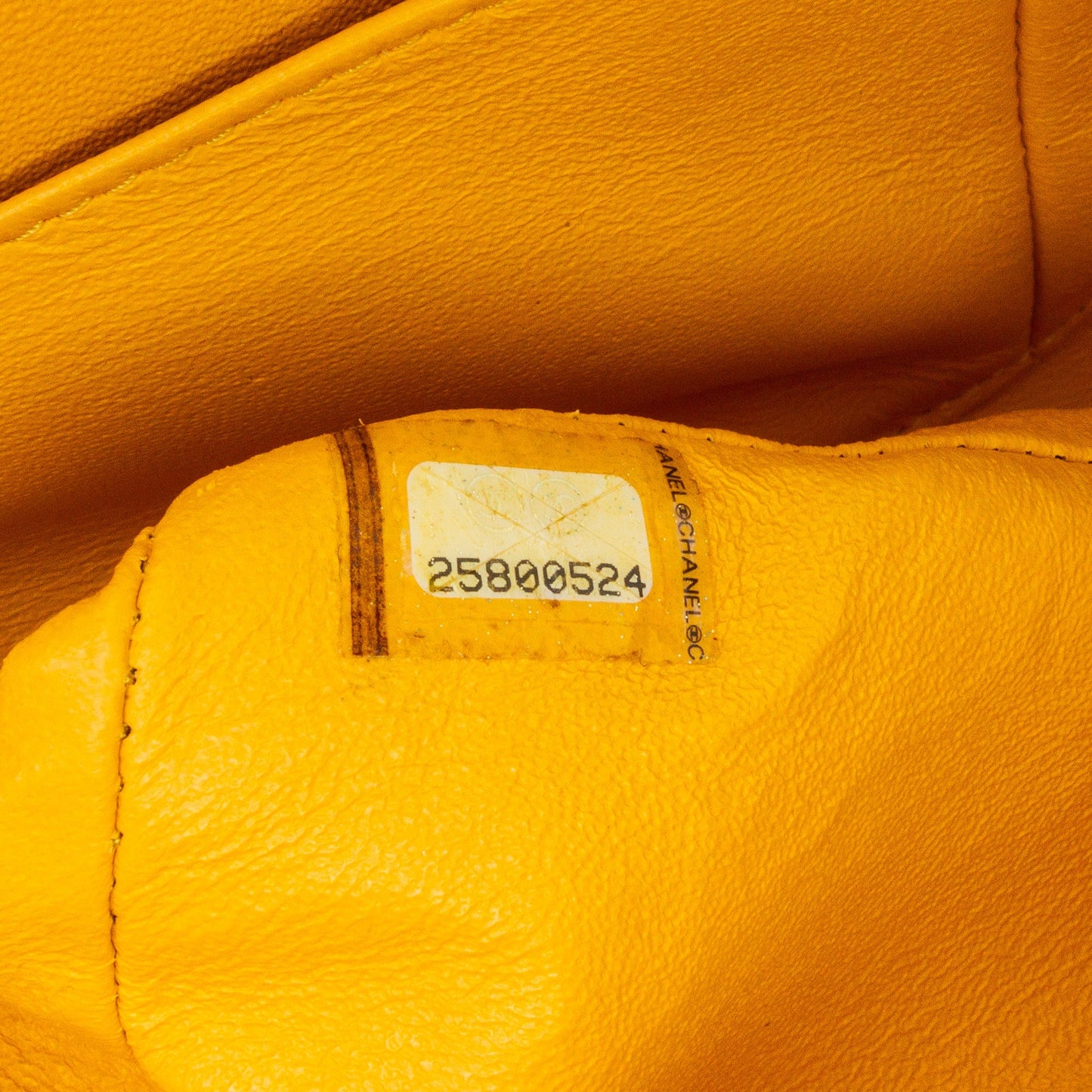 Chanel Small Classic Lambskin Double Flap Yellow