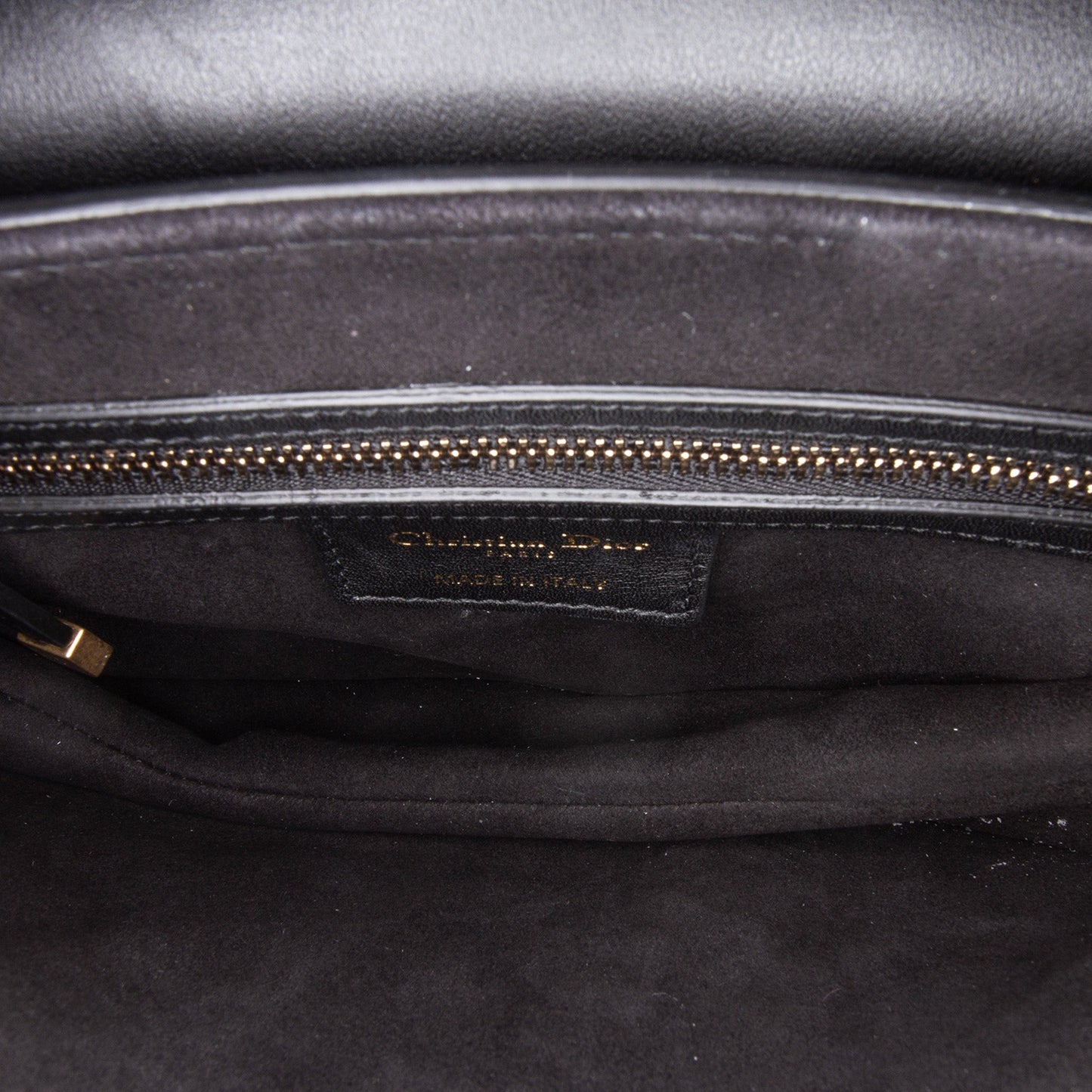 Dior Canvas Embroidered Kaleidiorscopic Saddle Bag Blue
