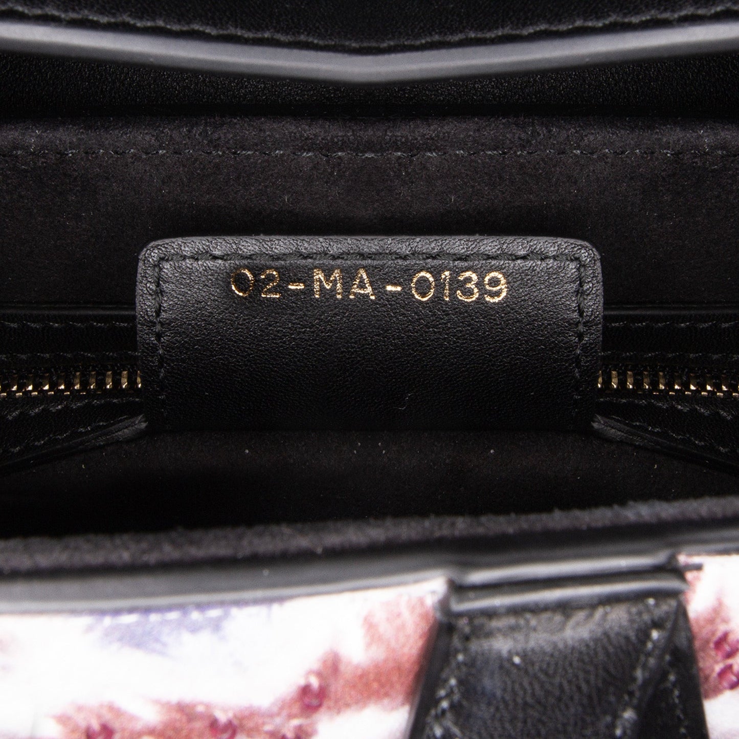 Dior Canvas Embroidered Kaleidiorscopic Saddle Bag Blue