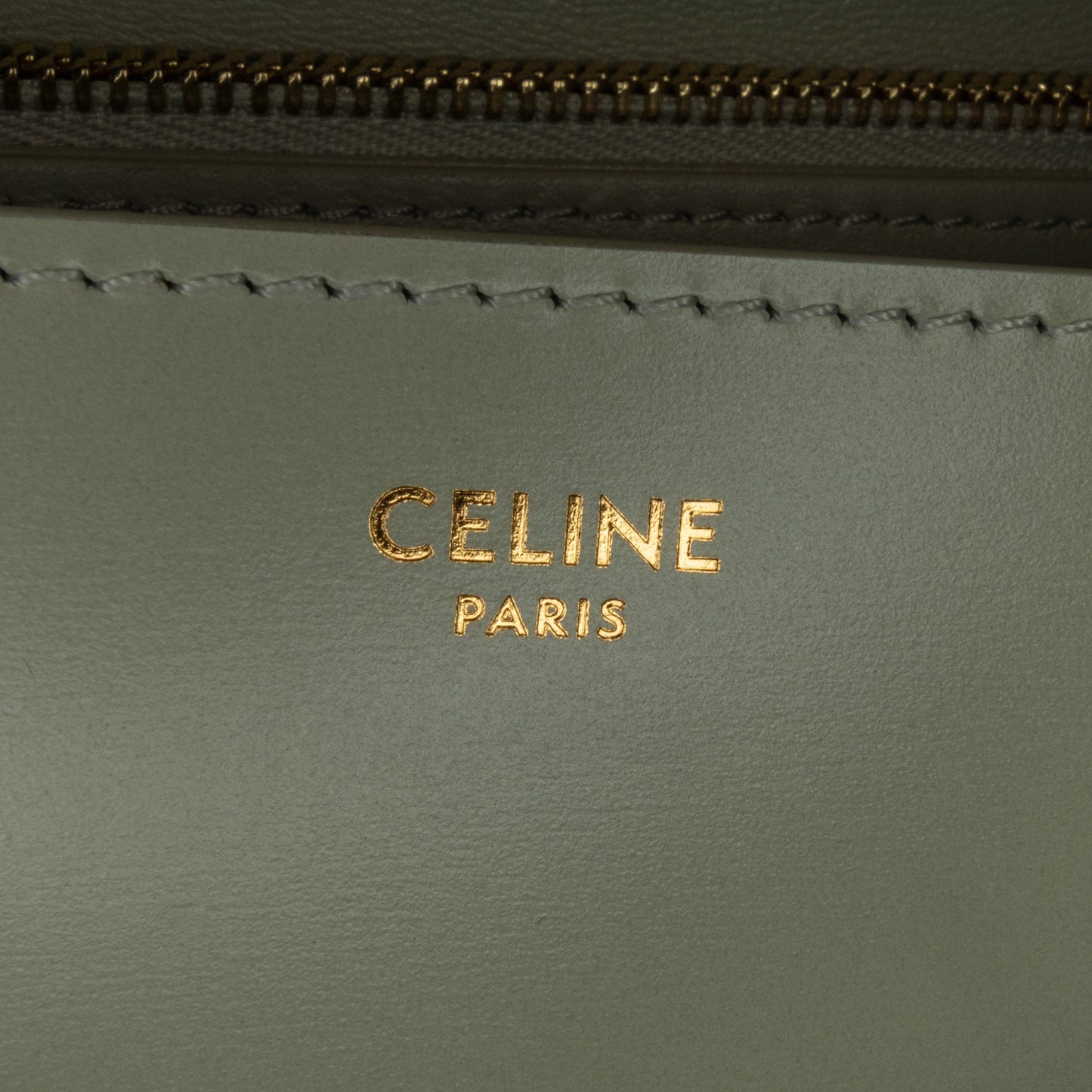Celine Medium Calfskin Classic Box Green