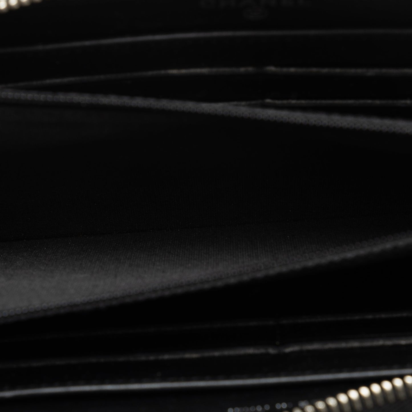 Chanel Tweed Deauville Continental Wallet Gray