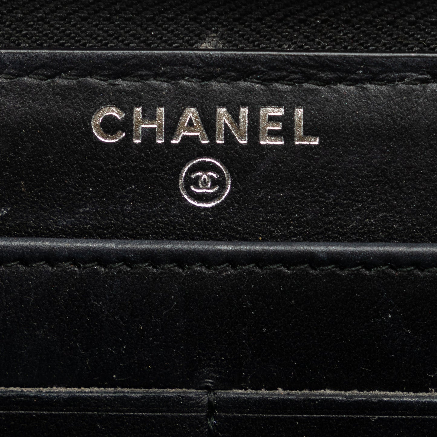 Chanel Tweed Deauville Continental Wallet Gray