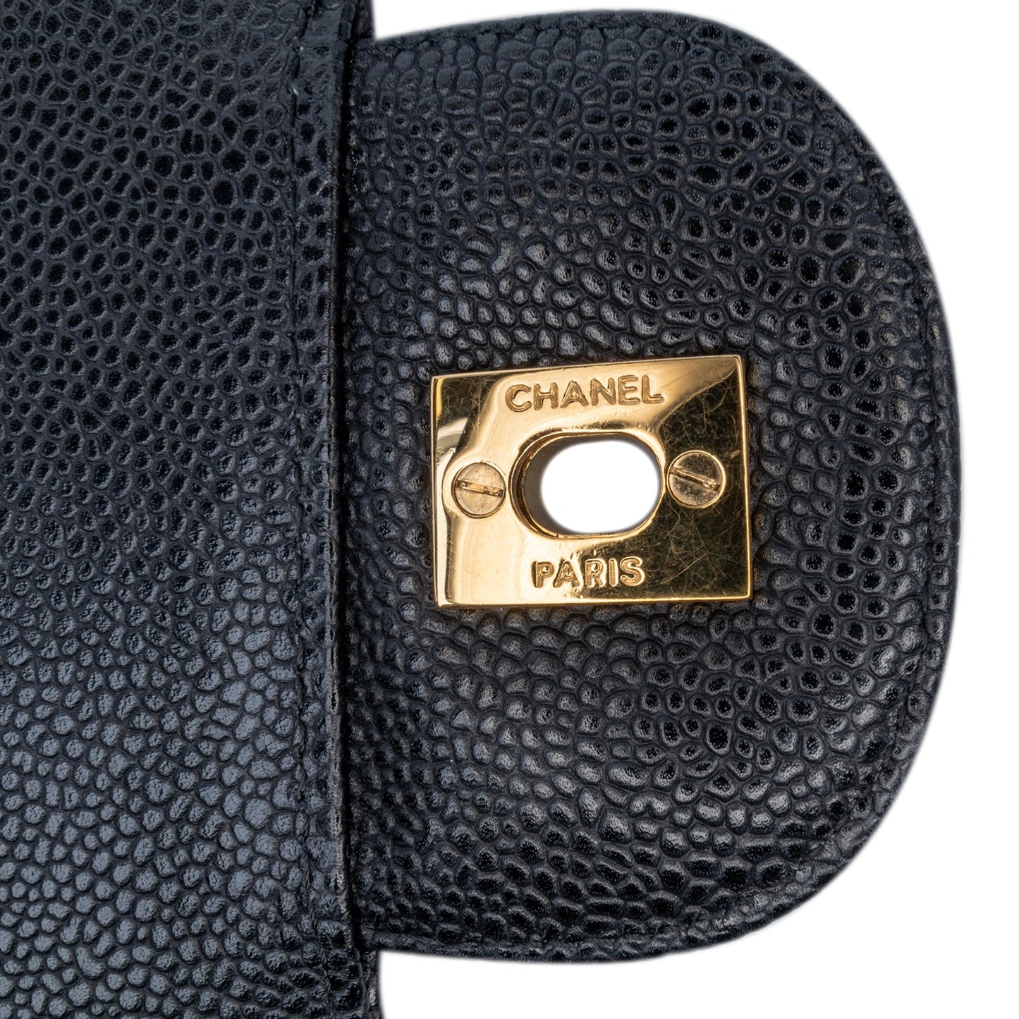 Chanel Maxi Classic Caviar Single Flap Black