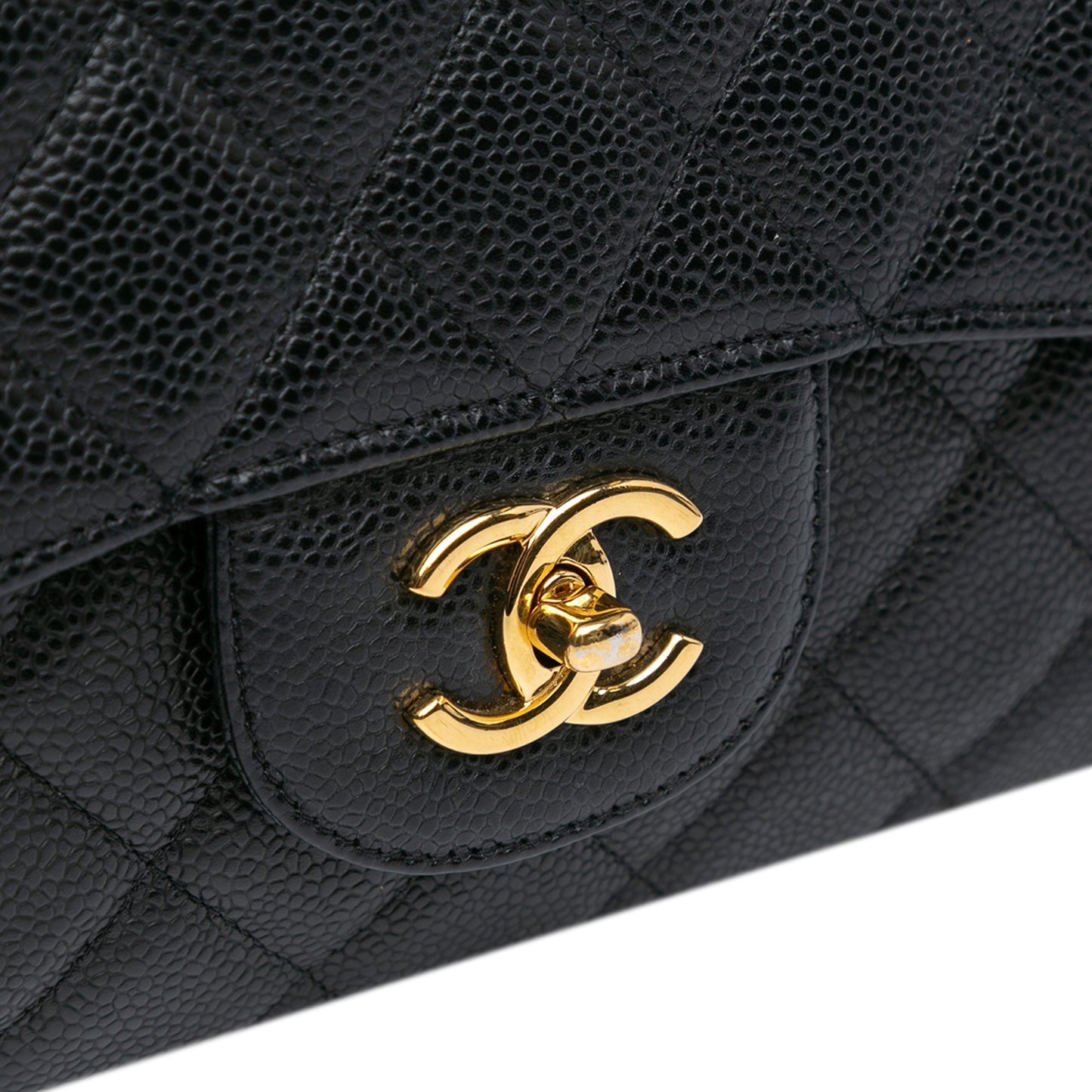 Chanel Maxi Classic Caviar Single Flap Black