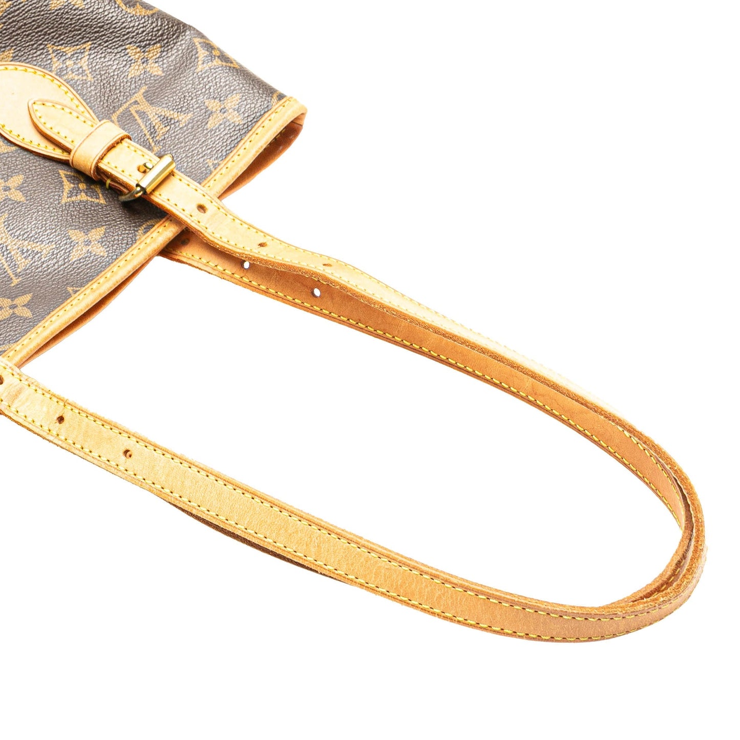 Louis Vuitton Monogram Petit Bucket Brown