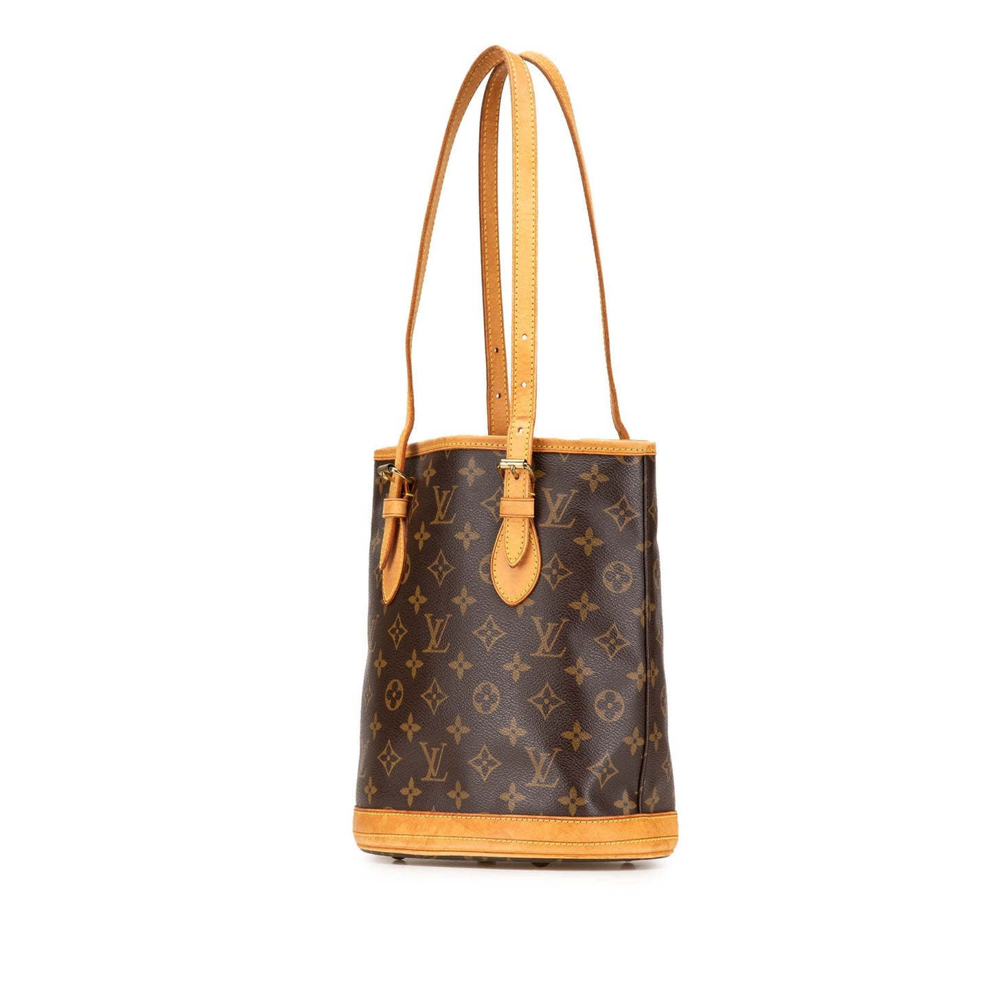 Louis Vuitton Monogram Petit Bucket Brown