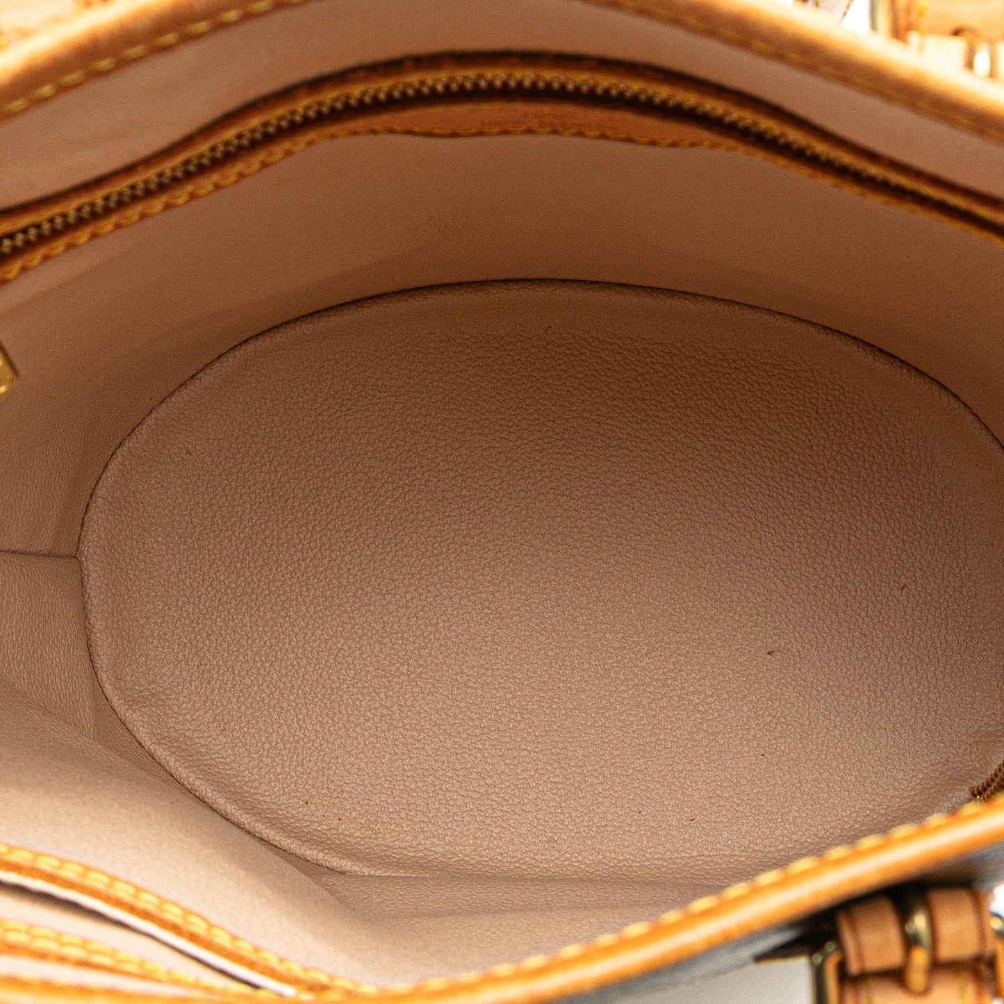 Louis Vuitton Monogram Petit Bucket Brown