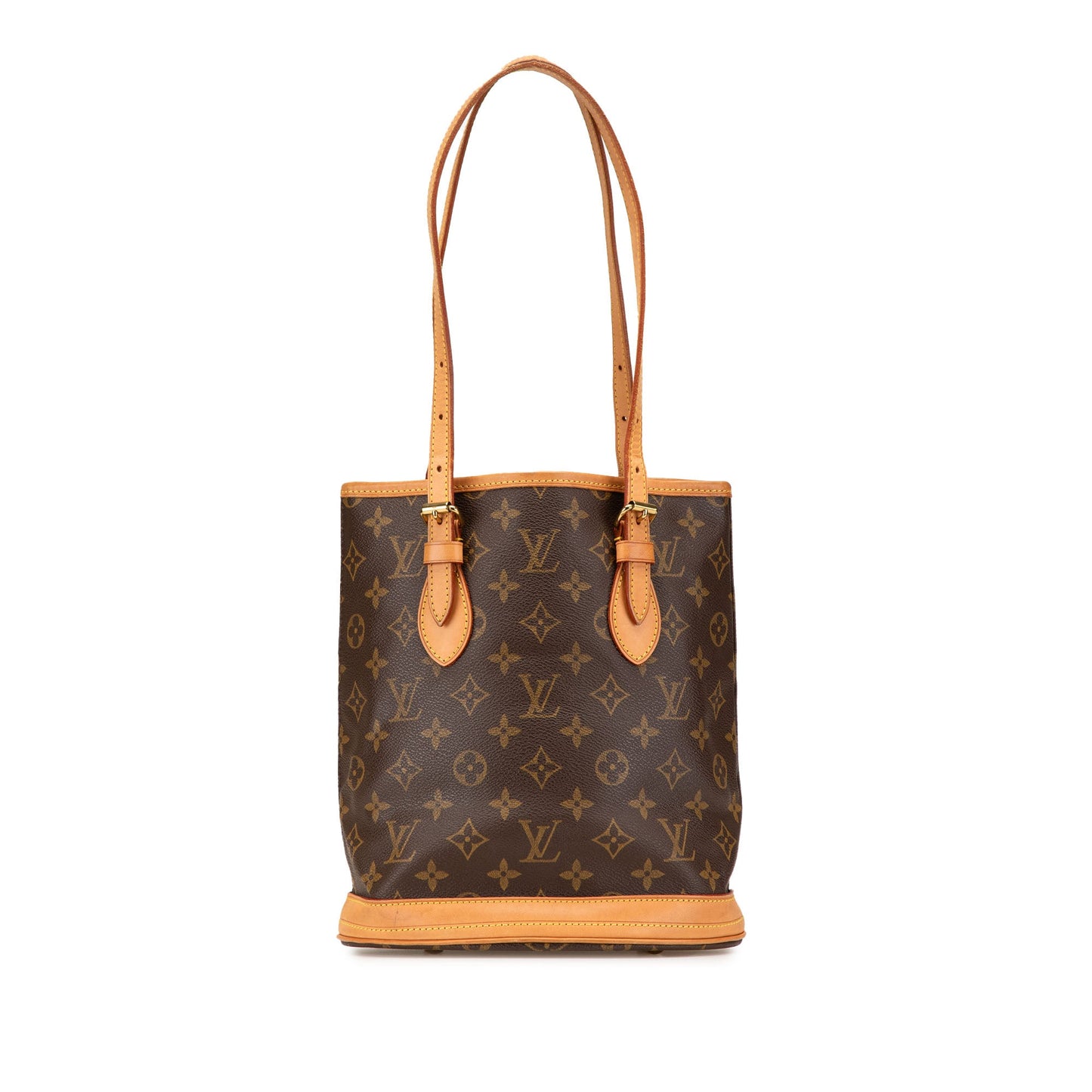 Louis Vuitton Monogram Petit Bucket Brown