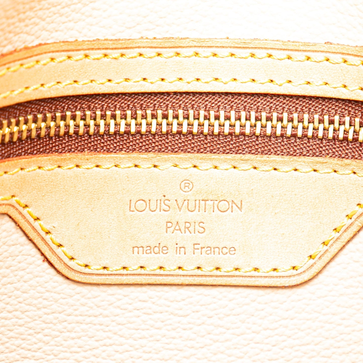 Louis Vuitton Monogram Petit Bucket Brown