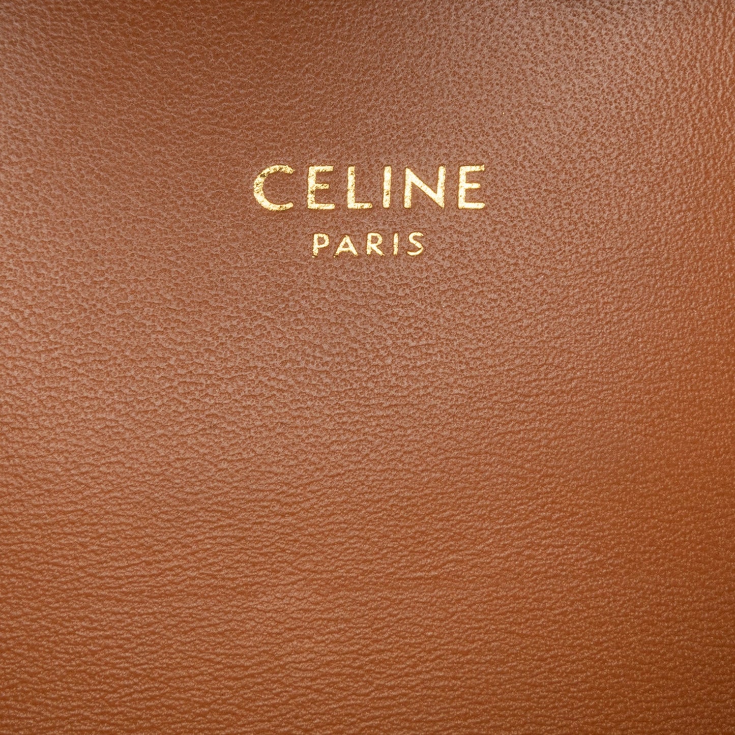 Celine Triomphe Coated Canvas Claude Shoulder Bag Brown