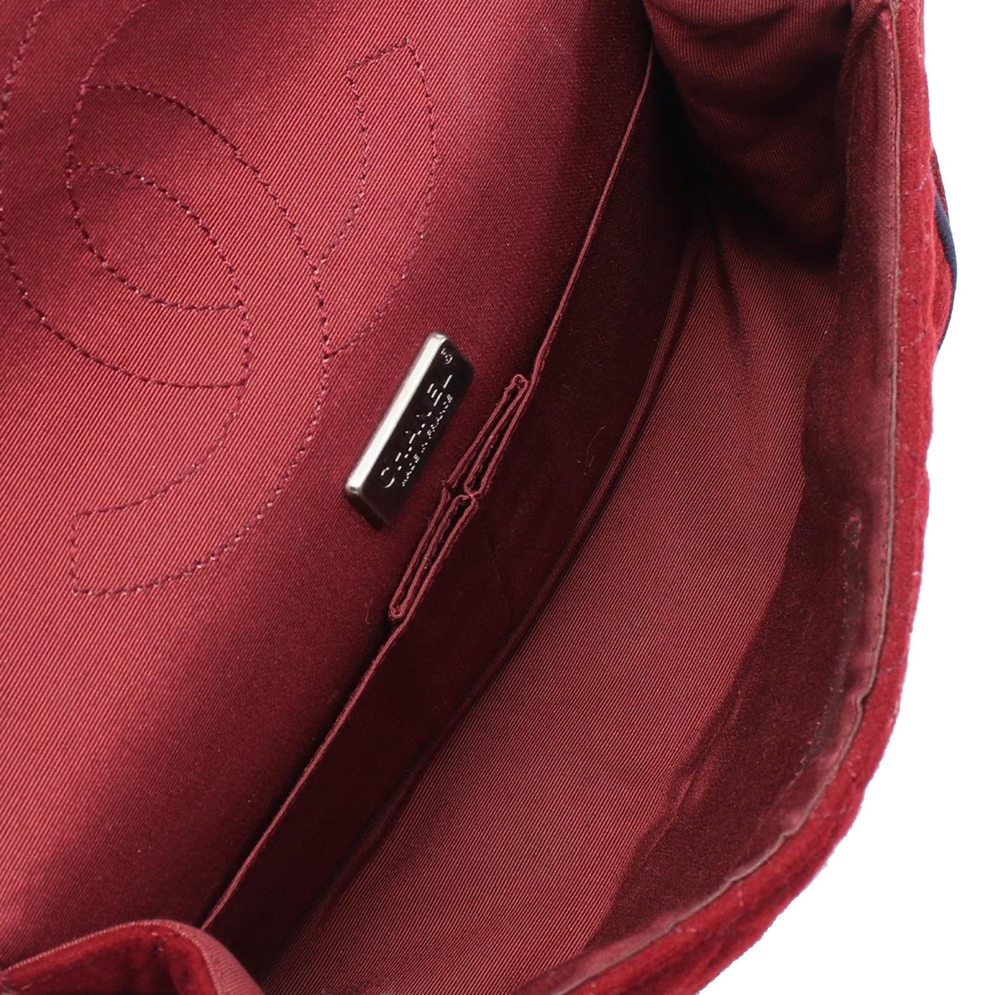 Chanel Paris-Salzburg Reissue 2.55 Quilted Wool Double Flap 225 Red