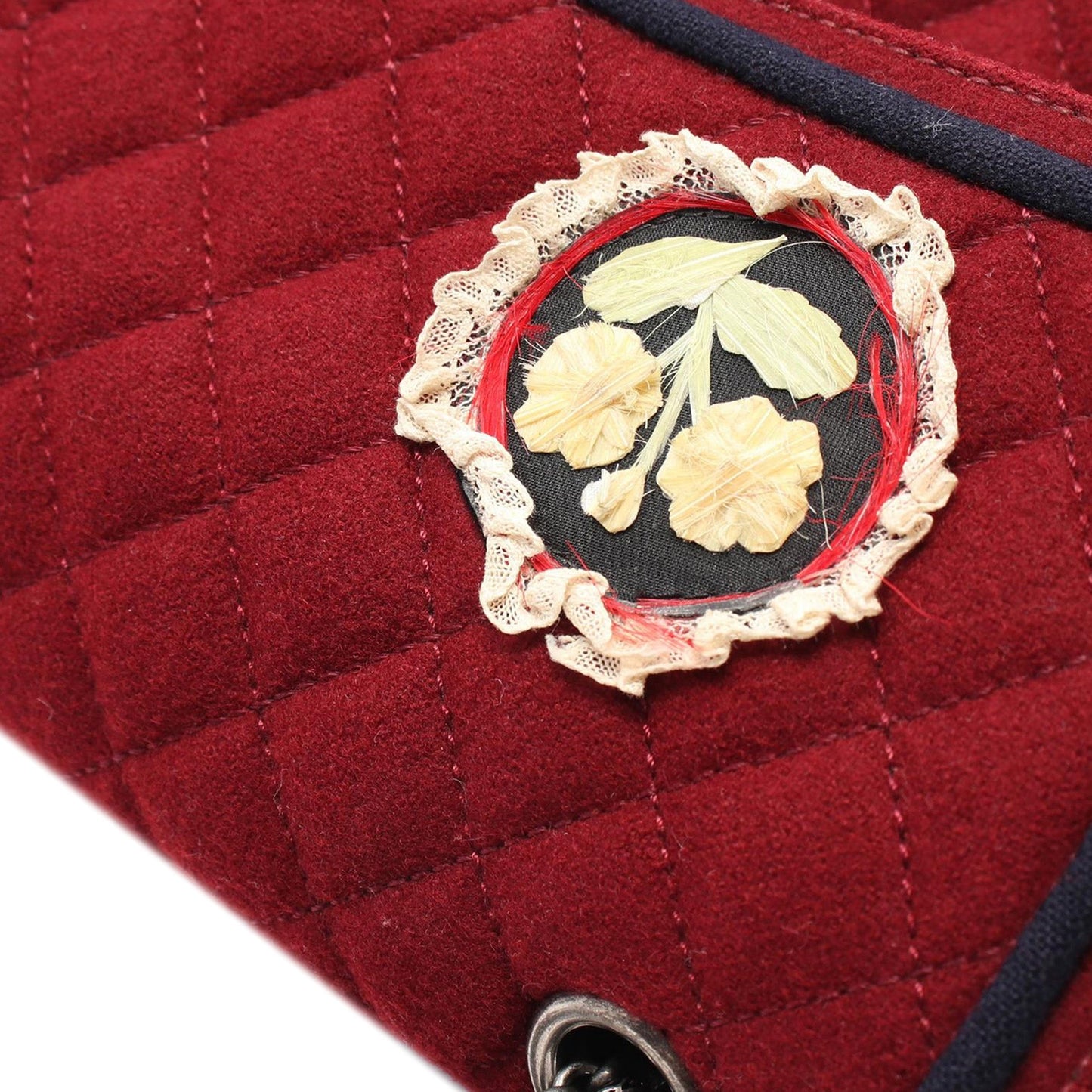 Chanel Paris-Salzburg Reissue 2.55 Quilted Wool Double Flap 225 Red