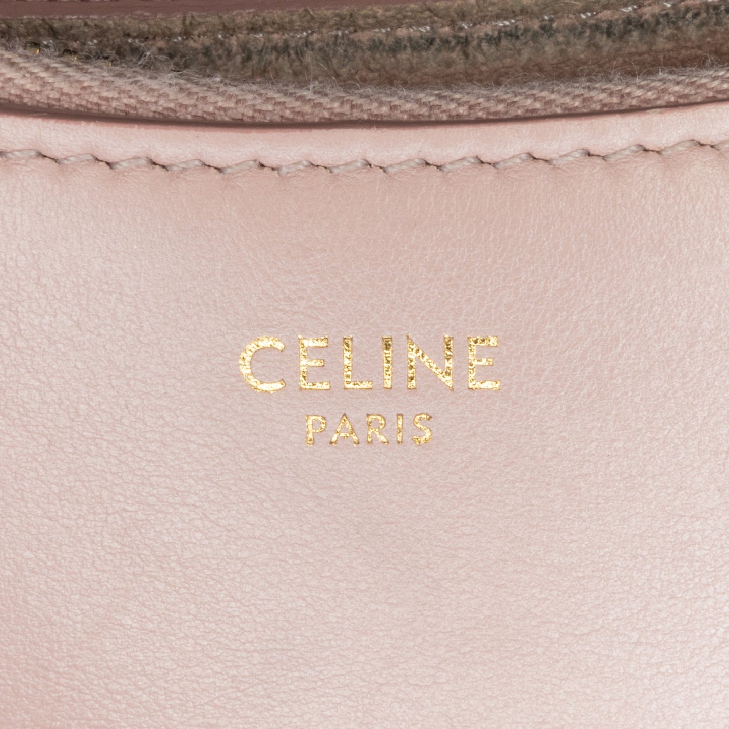 Celine Leather Ava Shoulder Bag Pink
