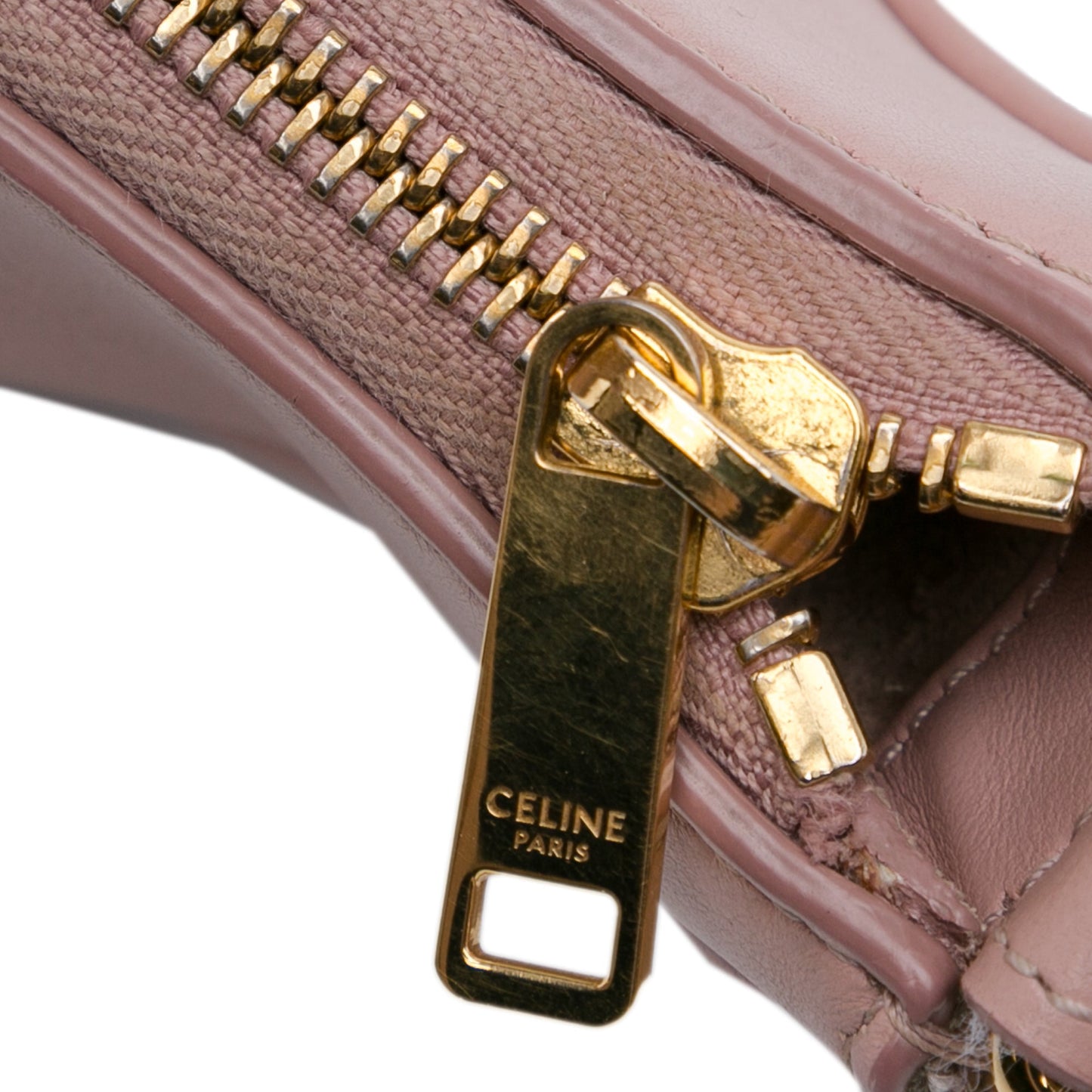 Celine Leather Ava Shoulder Bag Pink