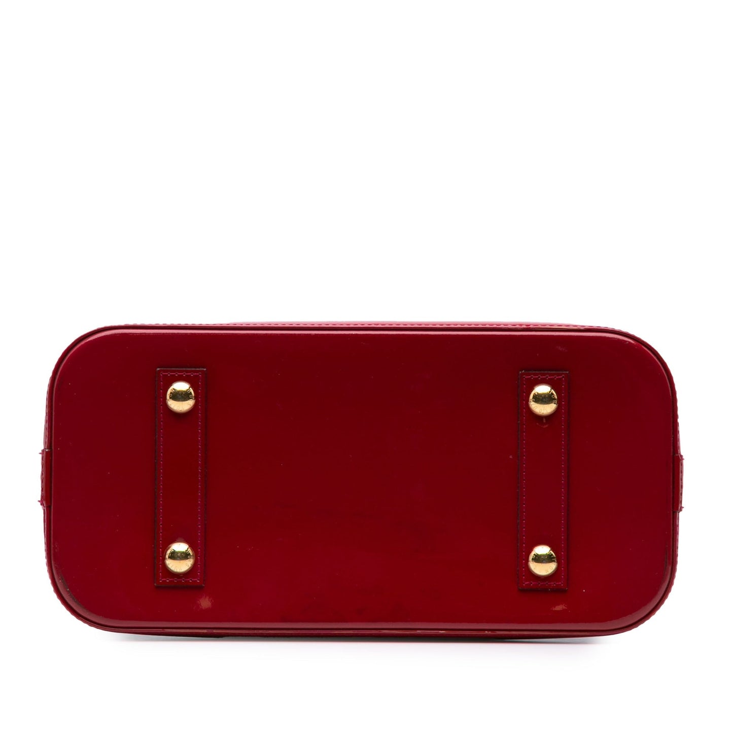 Louis Vuitton Monogram Vernis Alma PM Red
