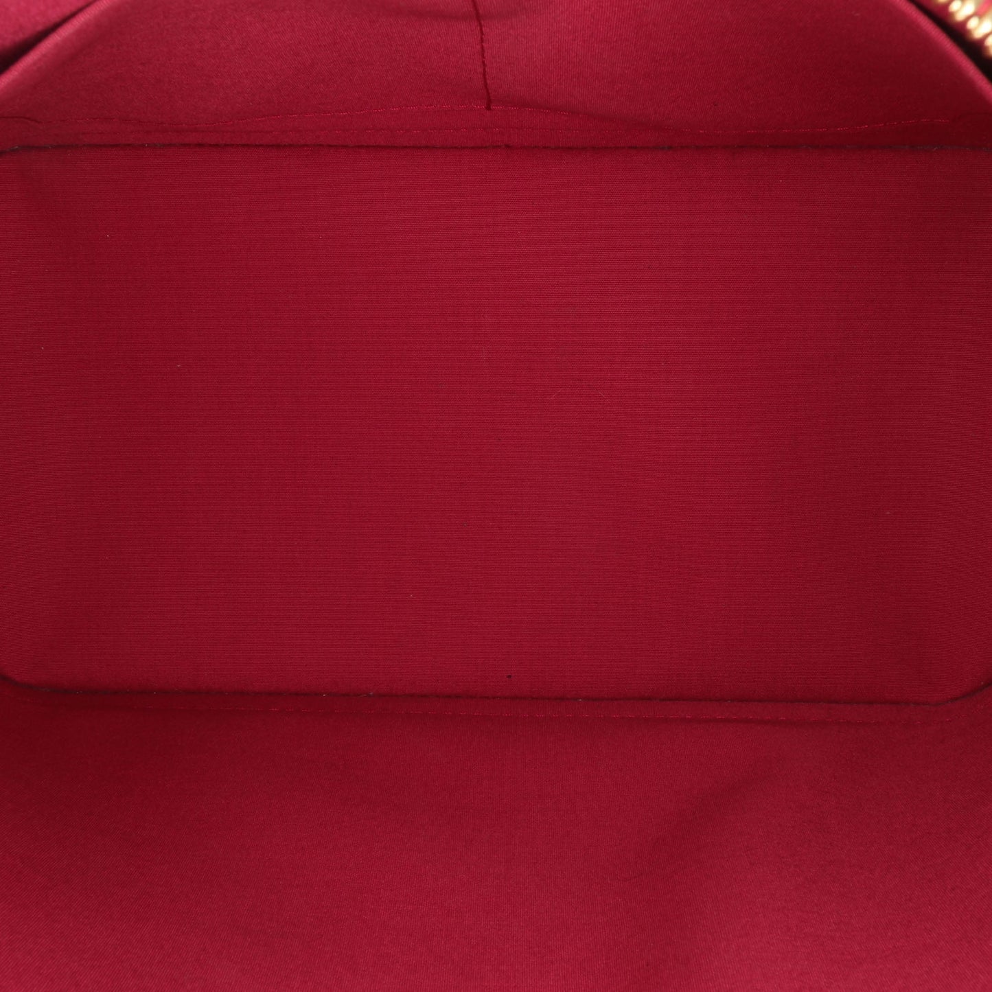Louis Vuitton Monogram Vernis Alma PM Red