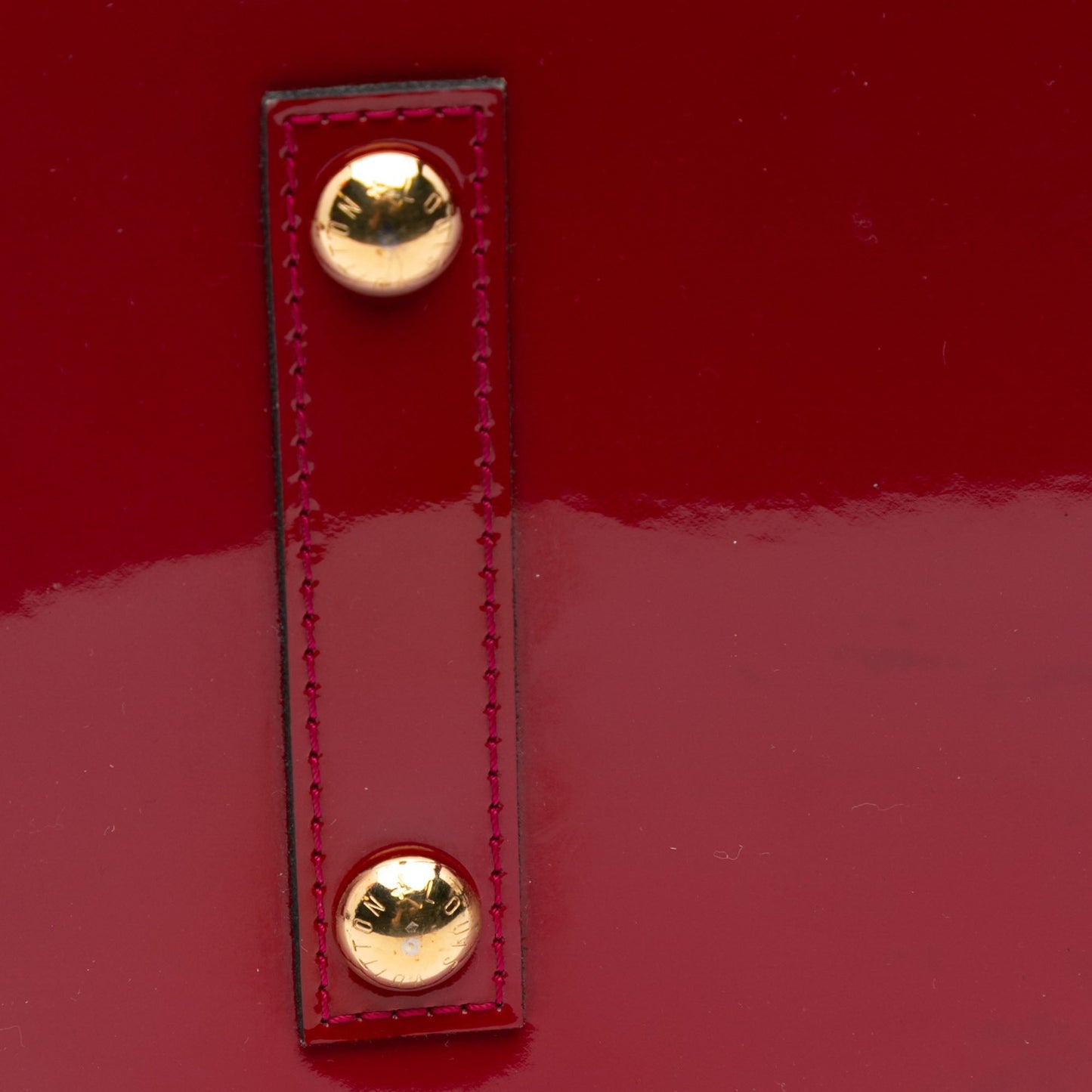 Louis Vuitton Monogram Vernis Alma PM Red
