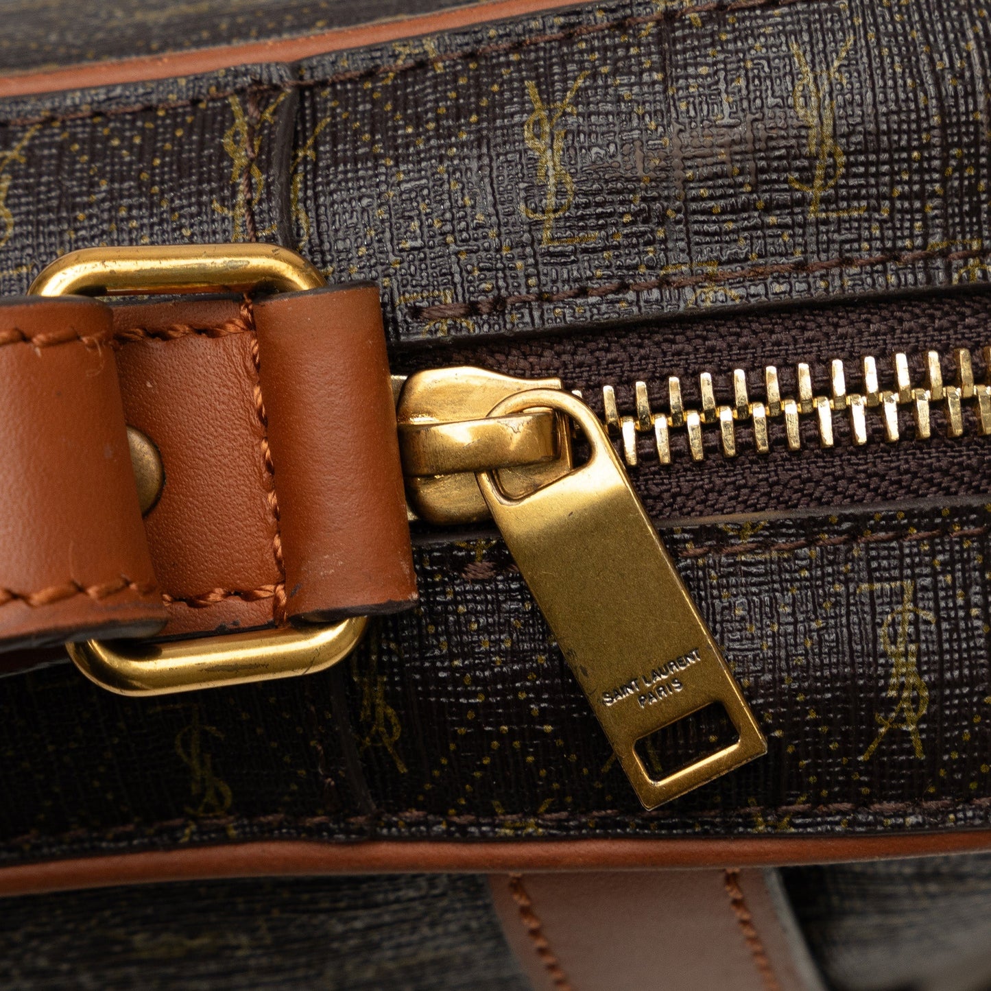 Saint Laurent Le Monogramme Camera Bag Brown