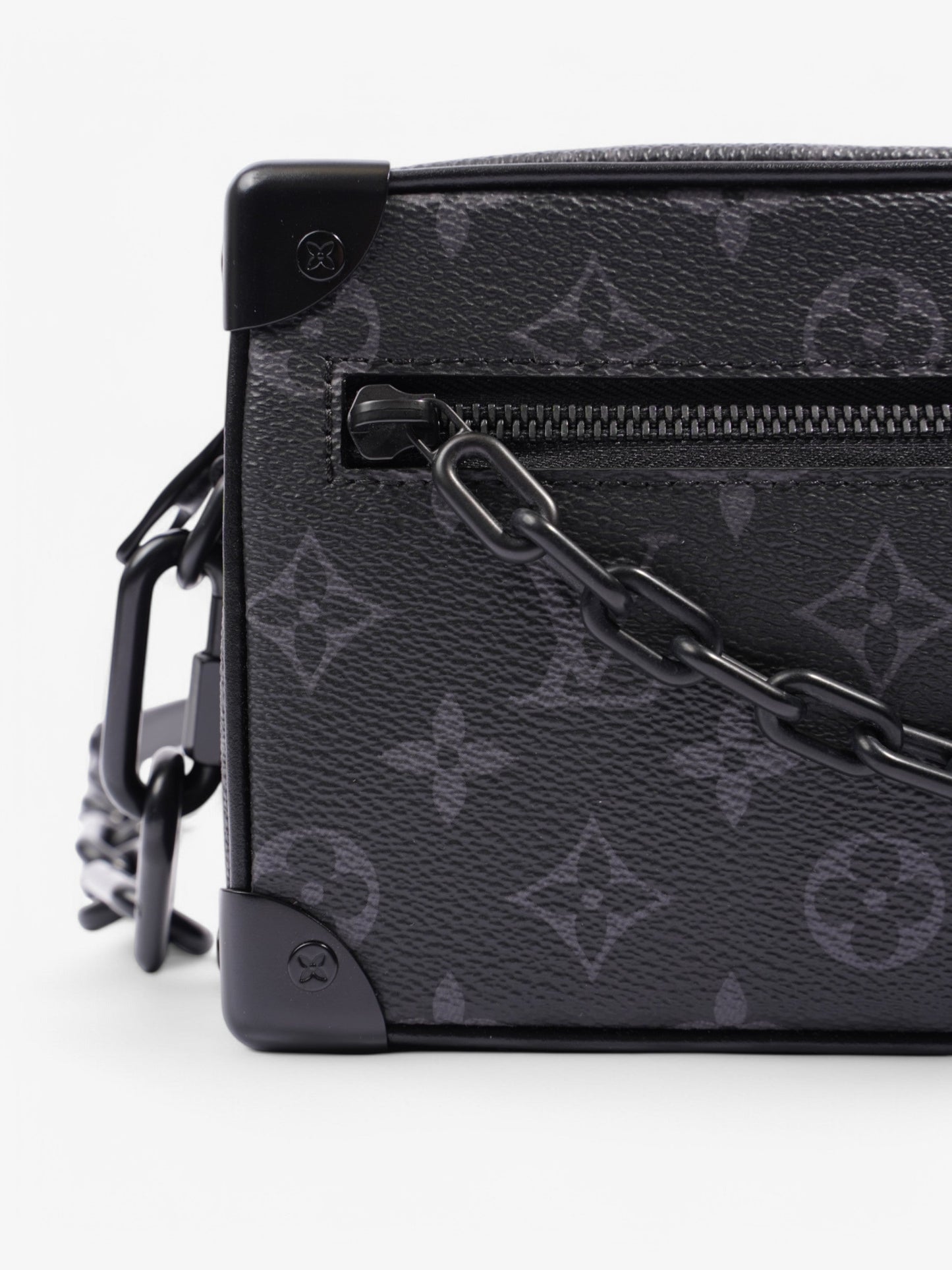 Louis Vuitton Soft Trunk Monogram Eclipse Coated Canvas Mini
