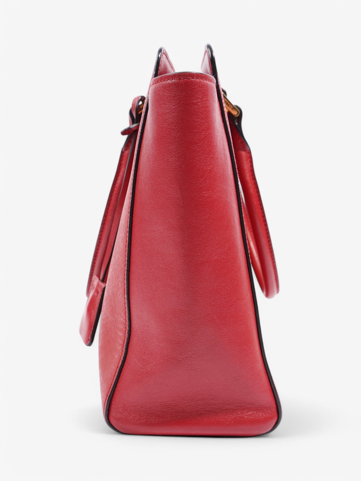 Prada Tote Red Saffiano Leather