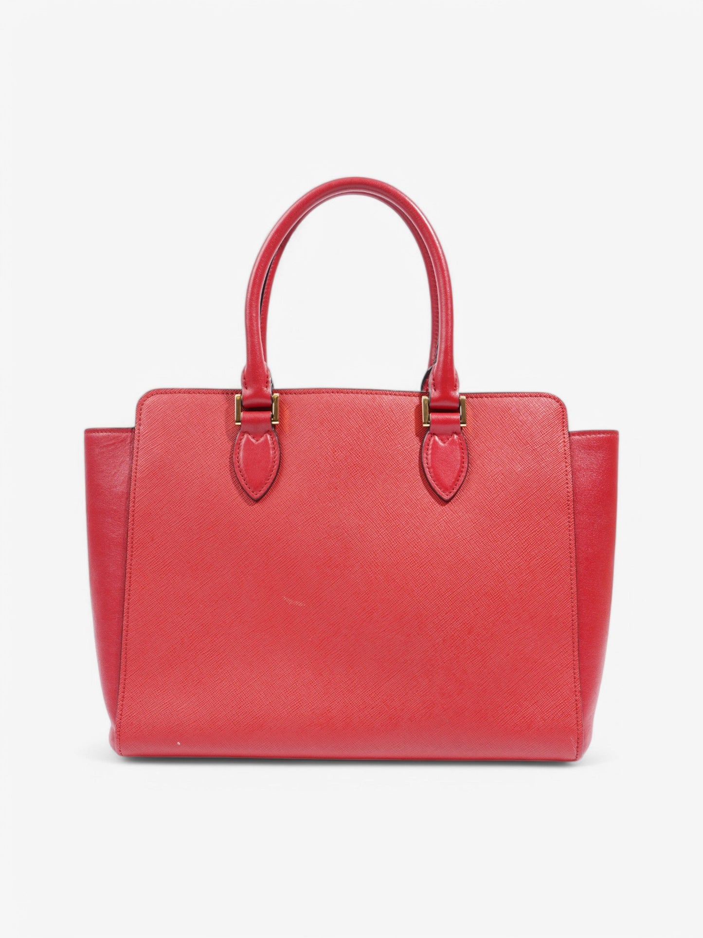 Prada Tote Red Saffiano Leather