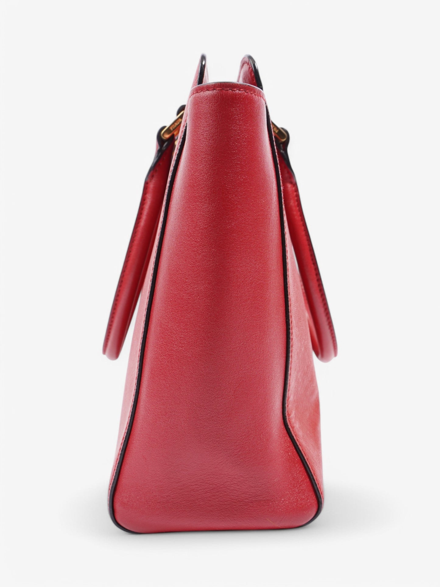 Prada Tote Red Saffiano Leather