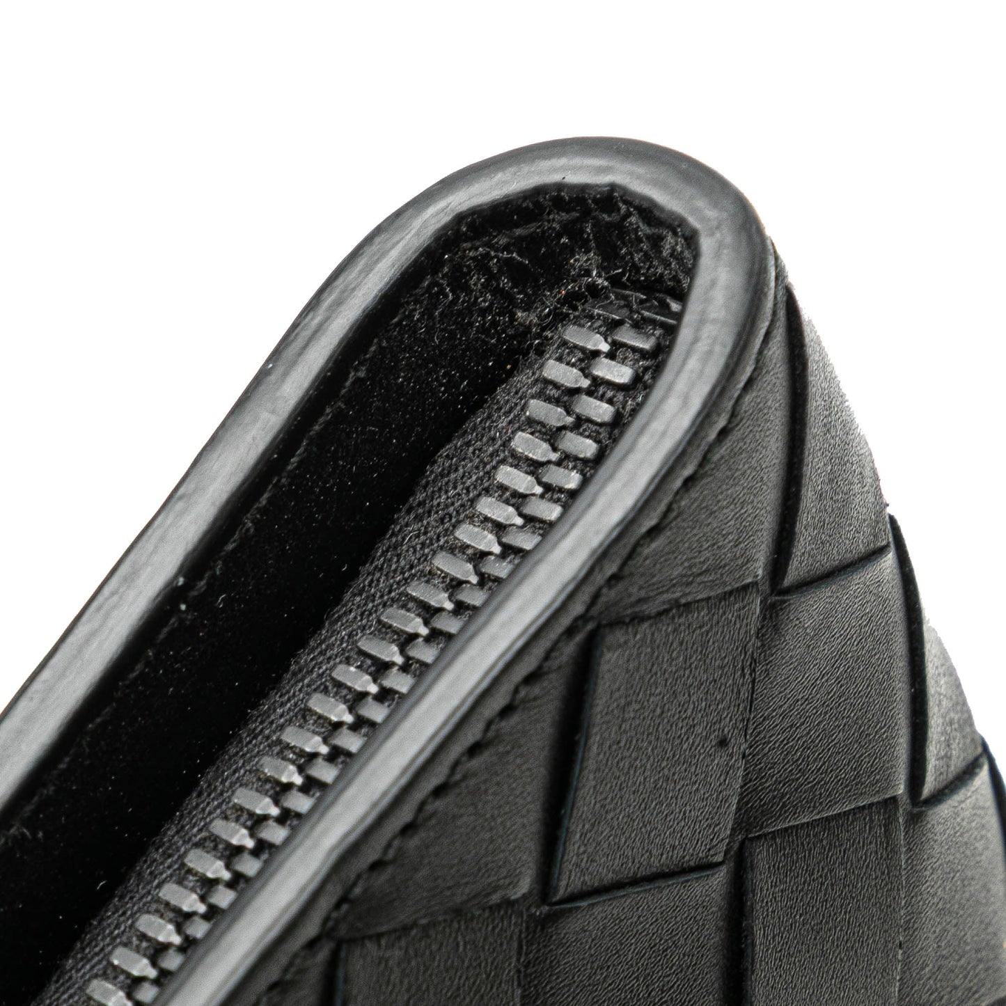 Bottega Veneta Medium Calfskin Intrecciato Document Case Black