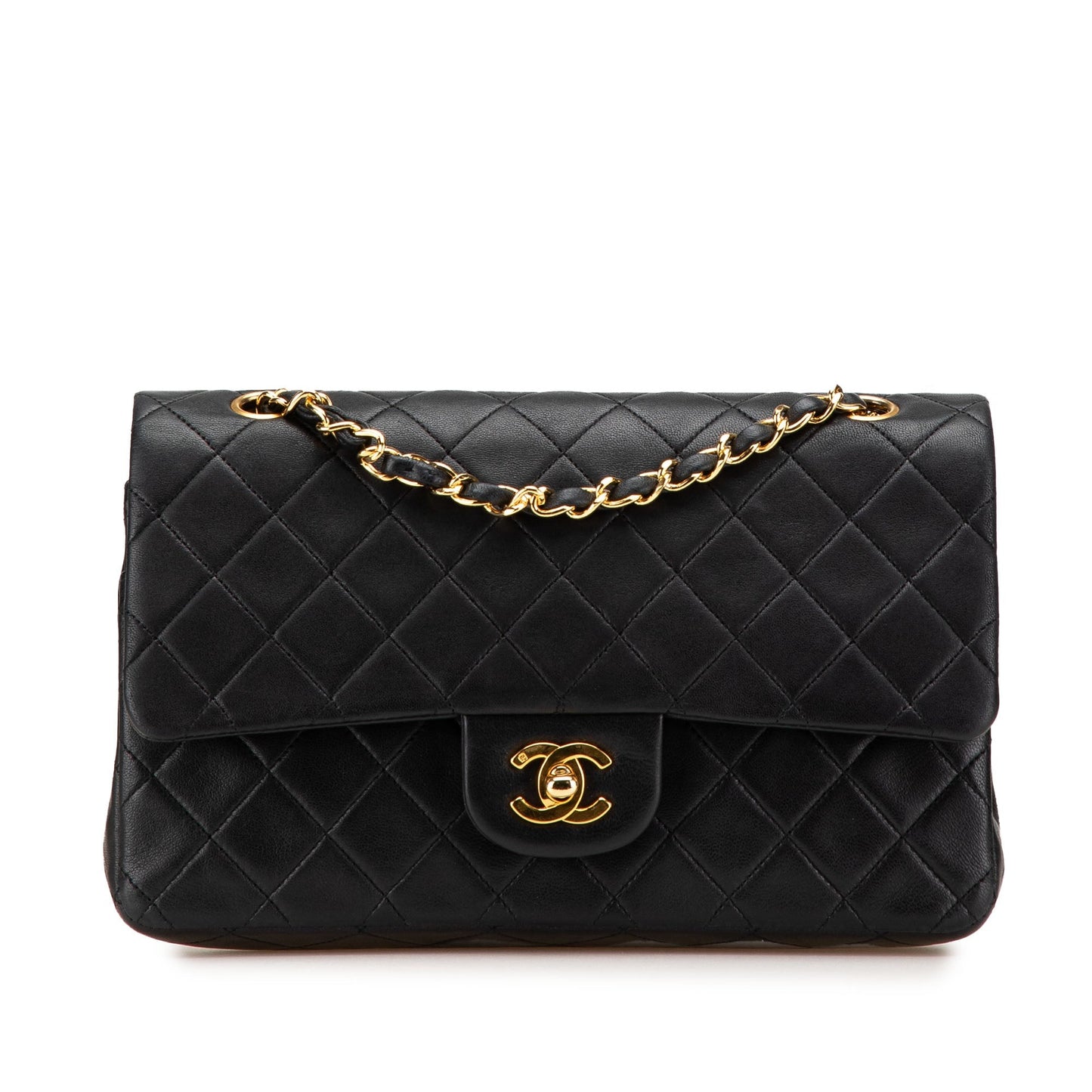 Chanel Medium Classic Lambskin Double Flap Black