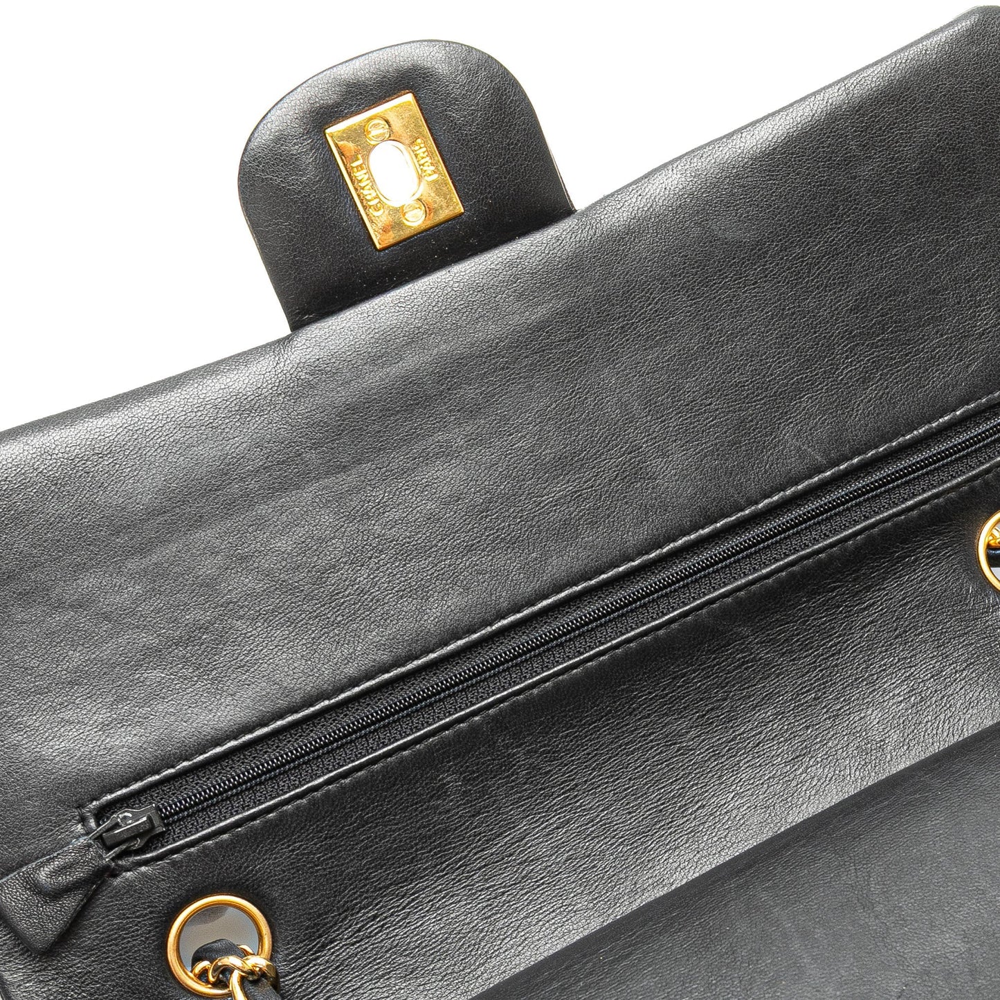 Chanel Medium Classic Lambskin Double Flap Black