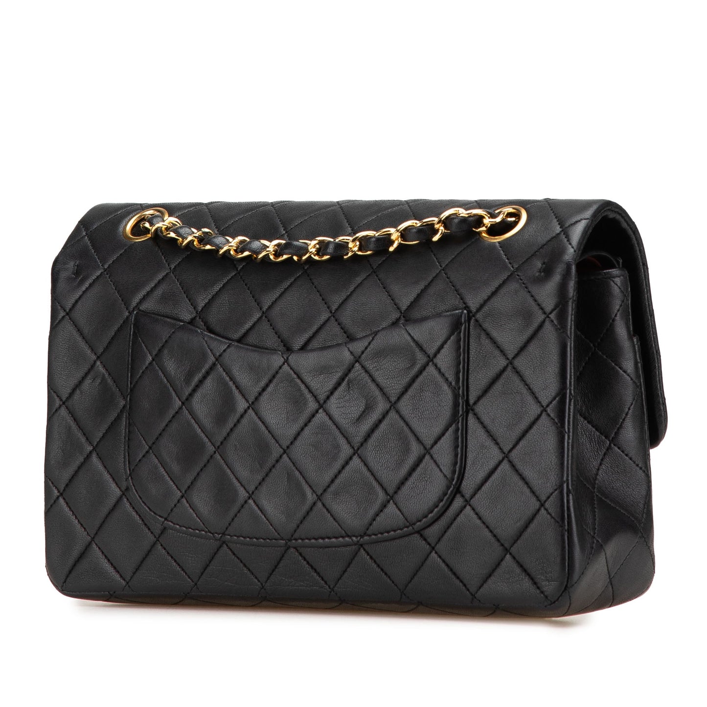 Chanel Medium Classic Lambskin Double Flap Black