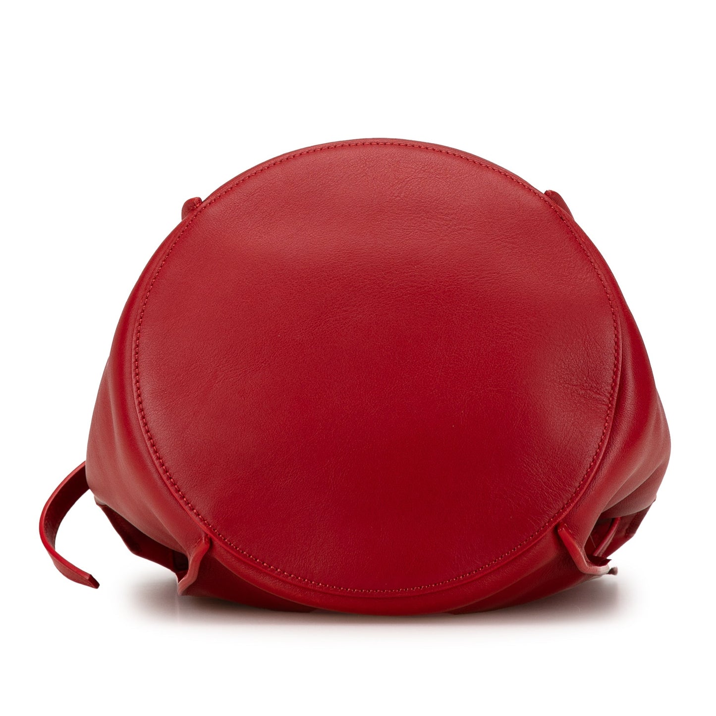Celine Leather Big Bag Bucket Crossbody Red